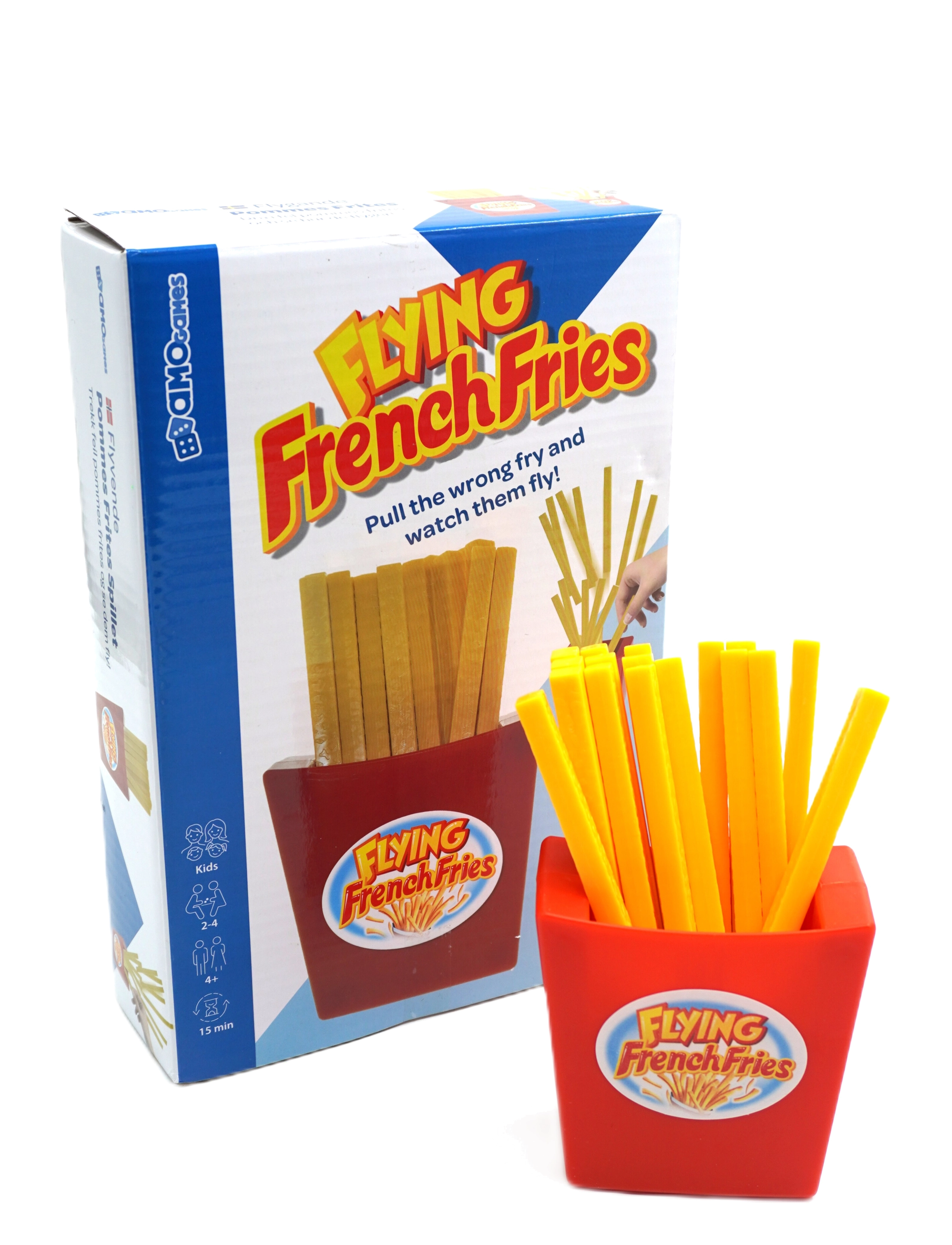 AMO AMO GAMES Flying French Fries - Spil - MULTICOLOR / yellow