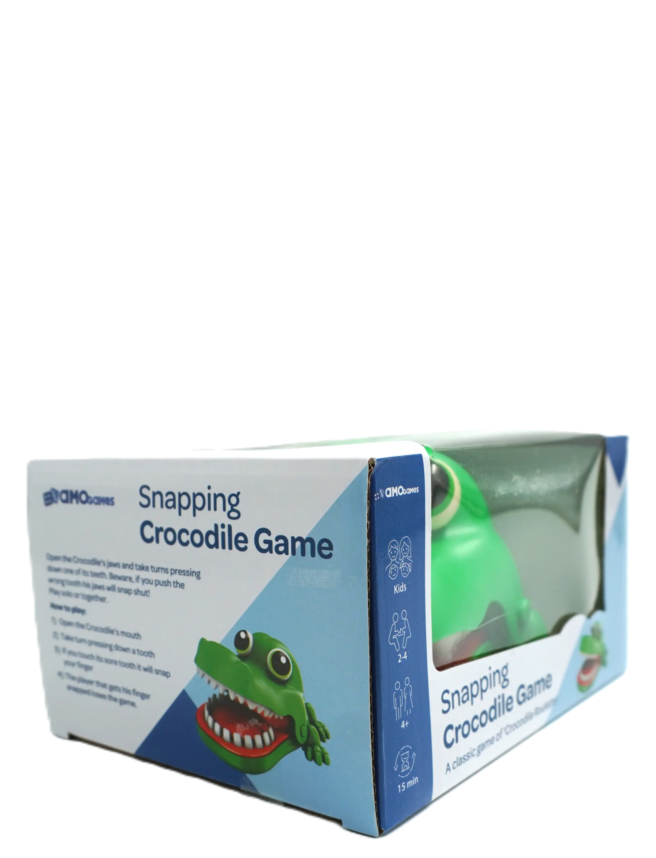 AMO - AMO GAMES Snapping Crocodile Game - brætspil - multicolor - 4