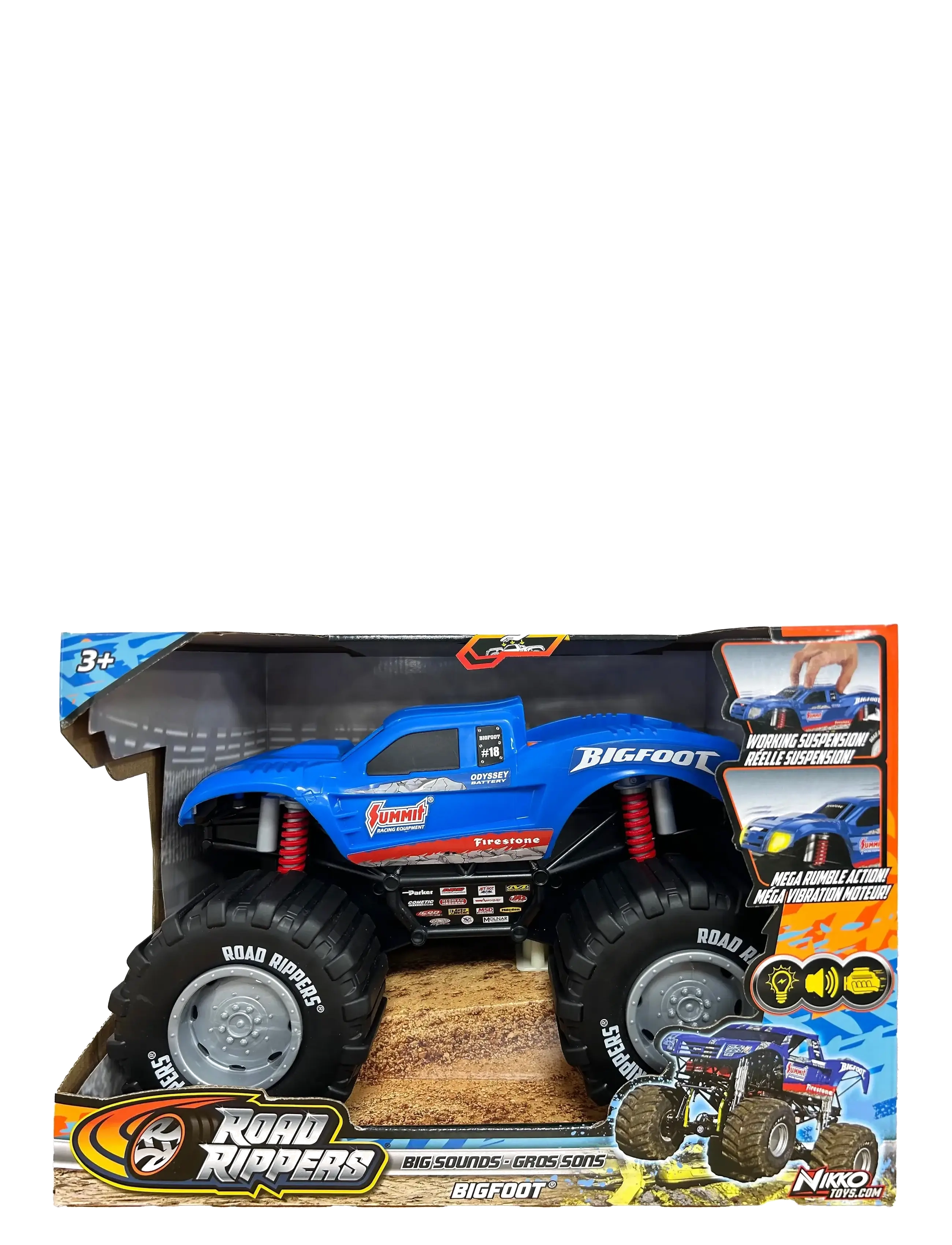 AMO - ROAD RIPPERS Big Sounds Bigfoot - leksaksfordon - multicolor - 1