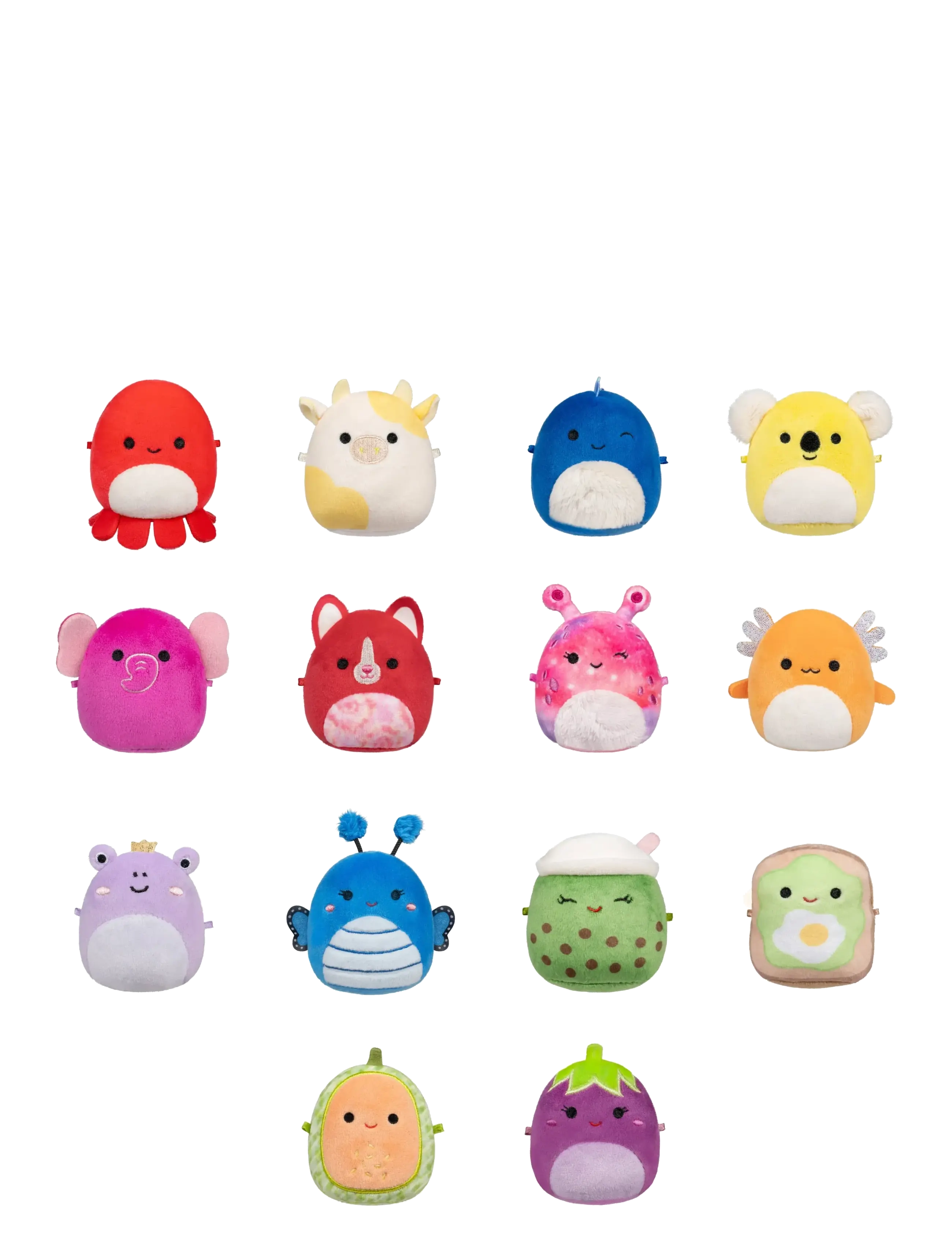 AMO - Squish-a-longs 2,5 cm Blind 2 Pack Asst S2 CDU - multicolor - 1