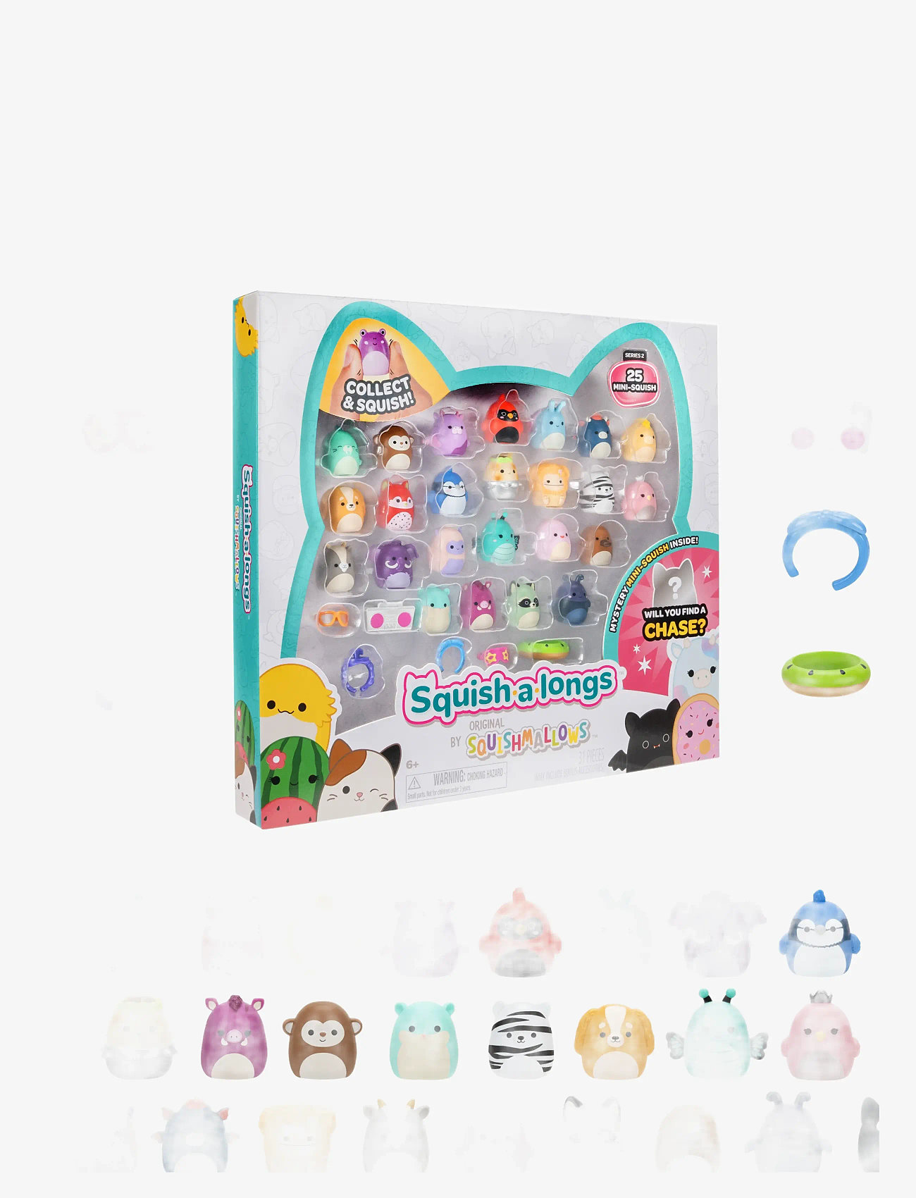 AMO - Squish-a-longs 2,5 cm 25 Pack S2 - stuffed animals - multicolor - 0