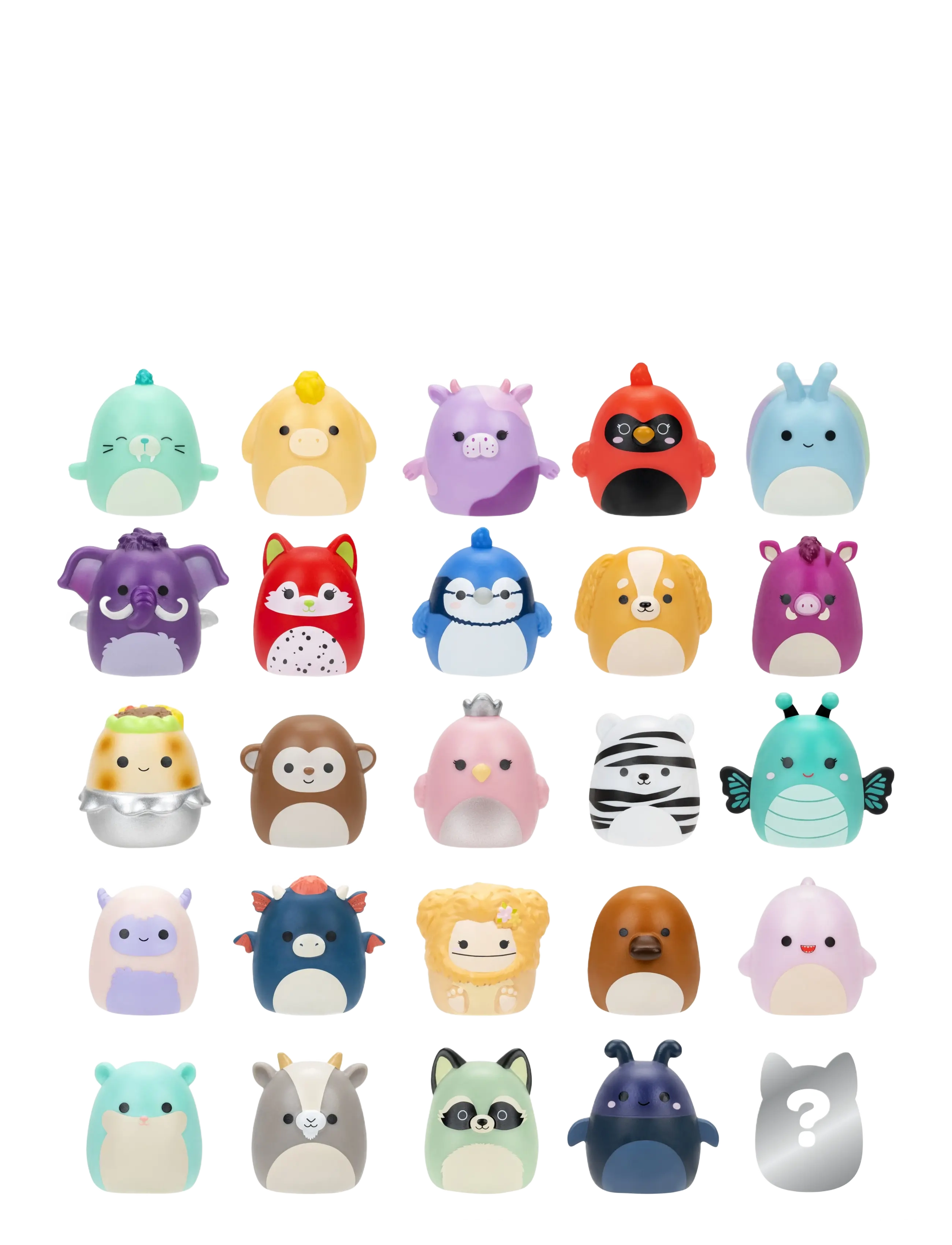 AMO - Squish-a-longs 2,5 cm 25 Pack S2 - tøjdyr - multicolor - 1