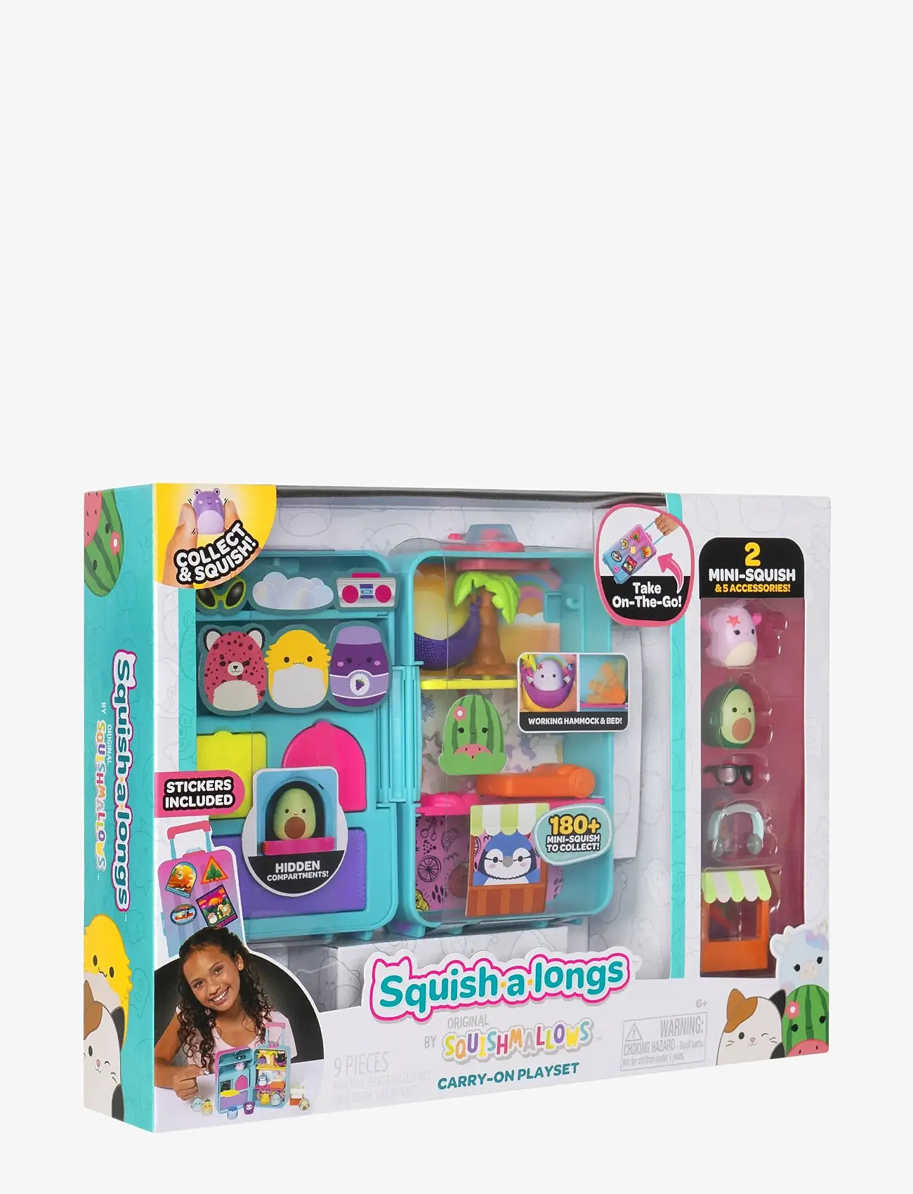 AMO - Squish-a-longs Luggage Playset - multicolor - 0