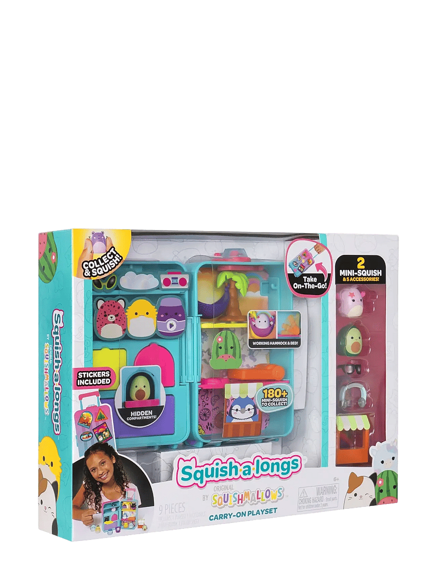 AMO - Squish-a-longs Luggage Playset - leikfangasett - multicolor - 0