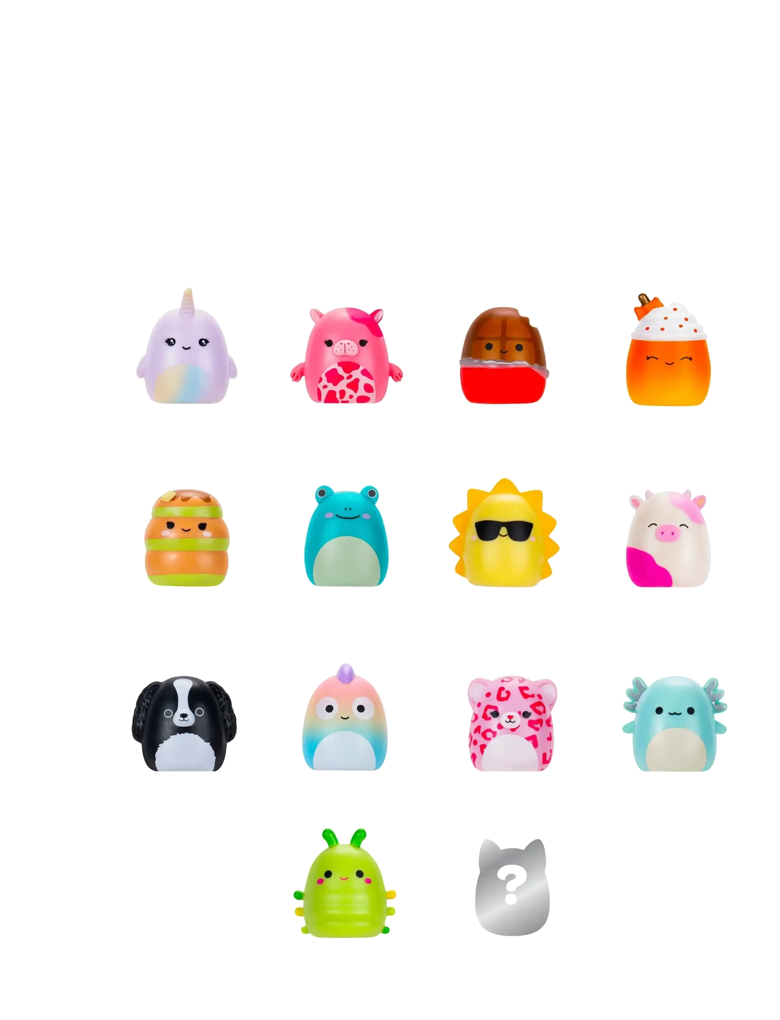 AMO - Squish-a-longs 2,5 cm 14 Pack Style 1 S3 - legesæt - multicolor - 1