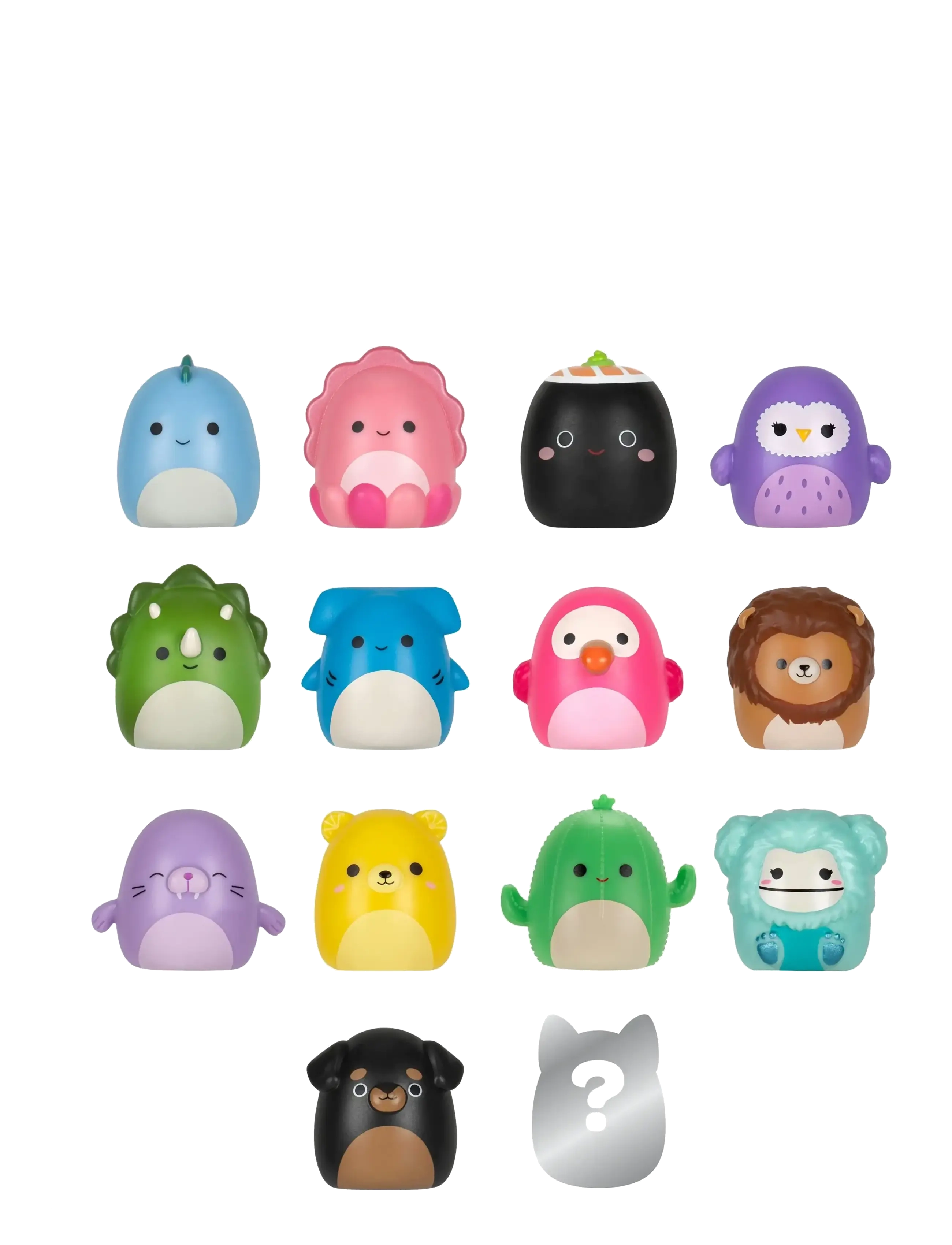 AMO - Squish-a-longs 2,5 cm 14 Pack Style 2 S3 - lekesett - multicolor - 1