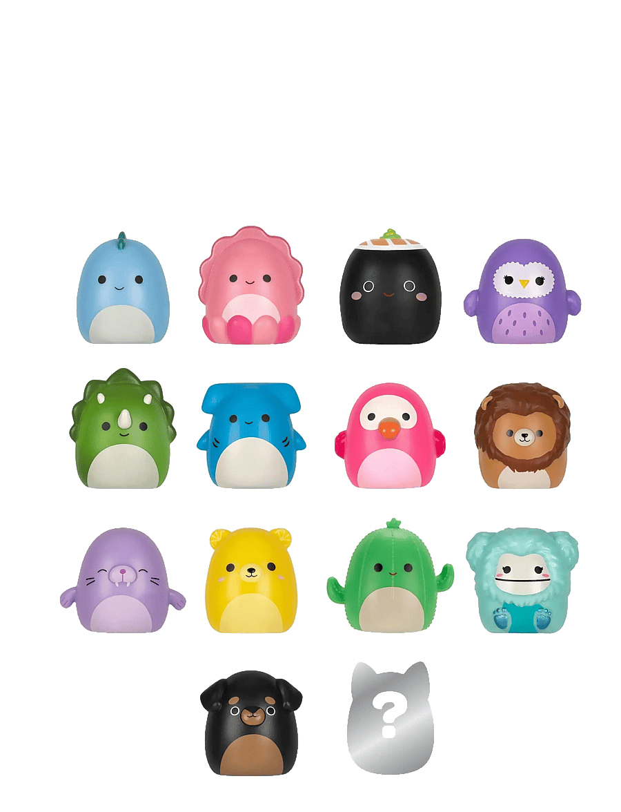 AMO - Squish-a-longs 2,5 cm 14 Pack Style 2 S3 - tuskudýr - multicolor - 1