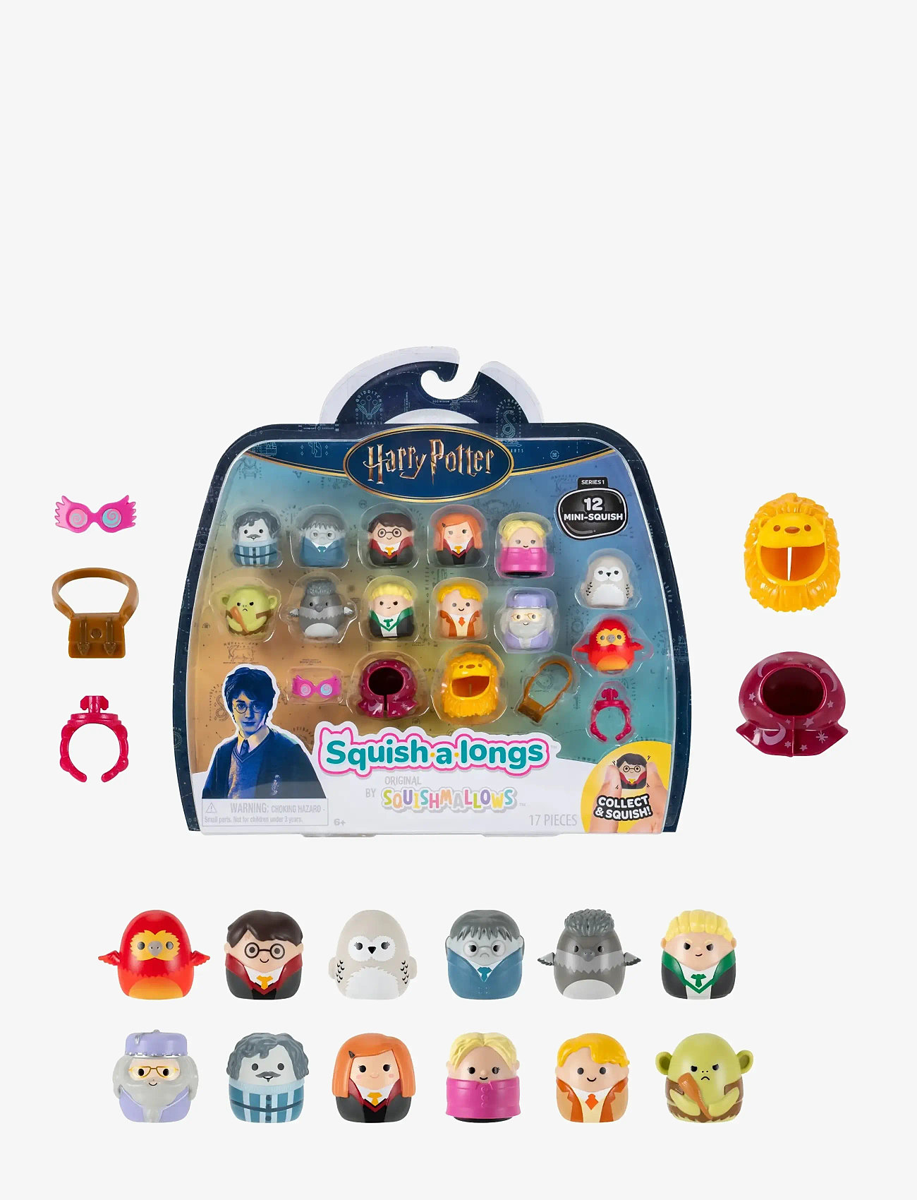 AMO - Squish-a-longs 2,5 cm Harry Potter 12 Pack - play sets - multicolor - 0