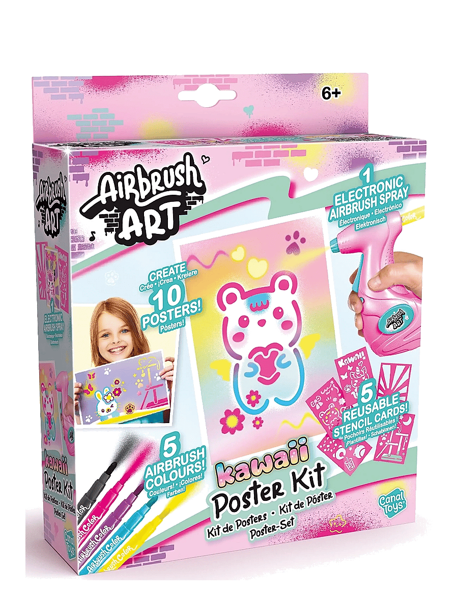 AMO - AIRBRUSH ART Art Mini Poster Kit - kreasæt - multicolor - 0