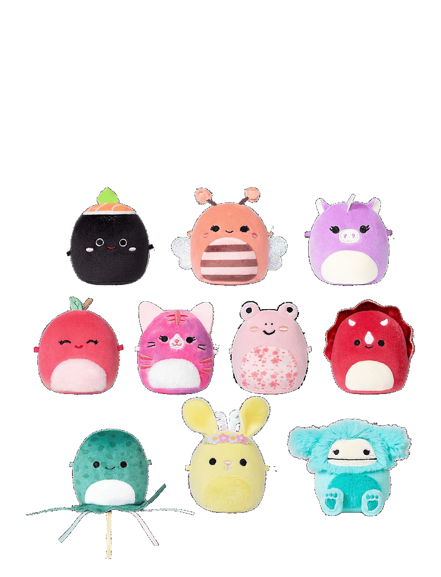 AMO - Micromallows 6 cm Plush 10 Pack - bamser - multicolor - 0