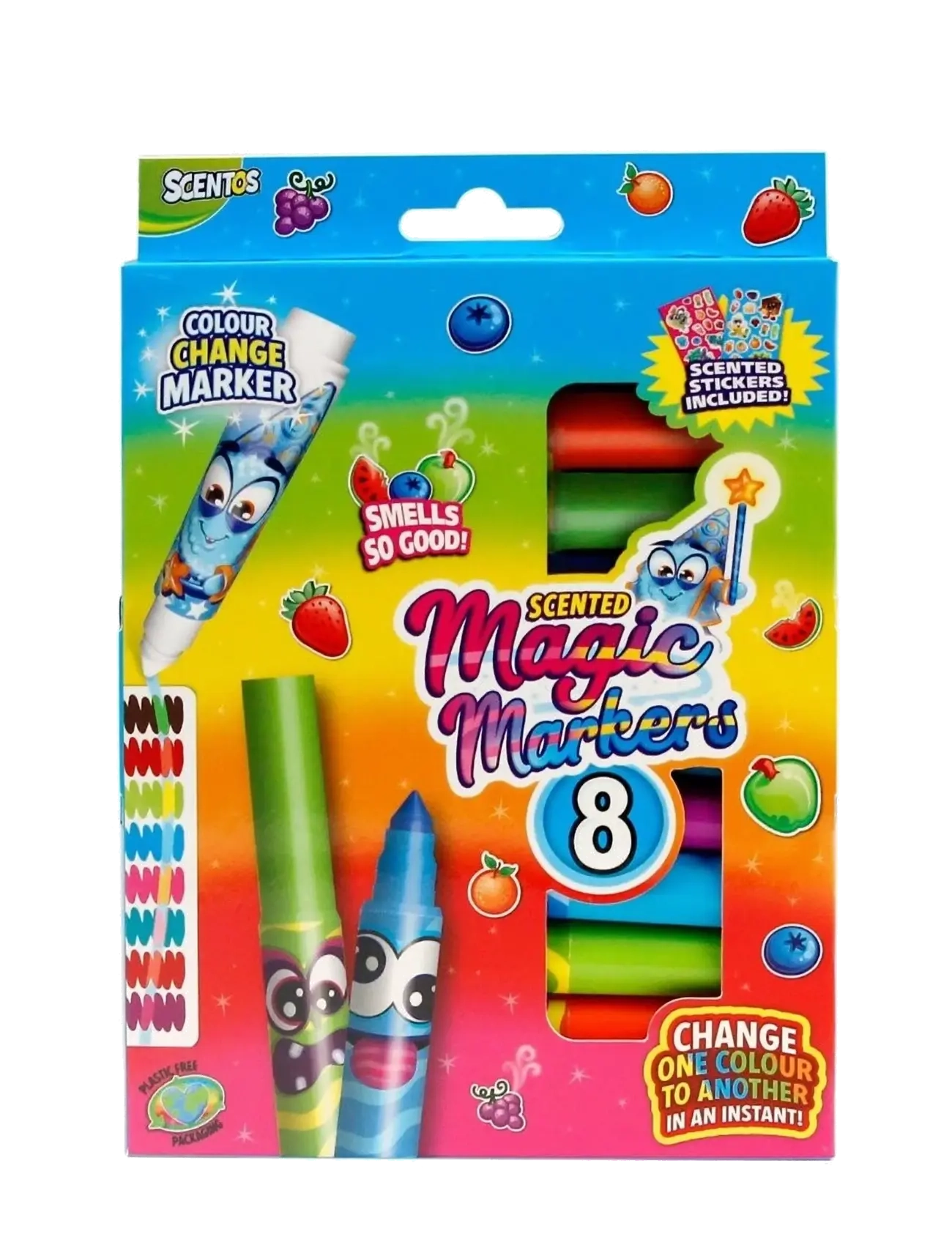 AMO SCENTOS Magic Markers 8 pcs CDU - Hobbyartikler - MULTICOLOR / multi