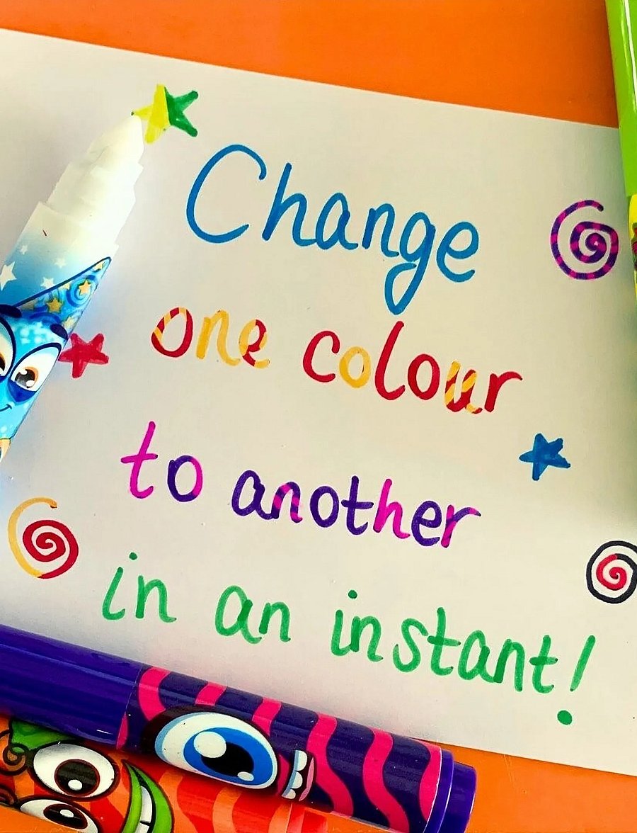 AMO - SCENTOS Magic Markers 8 pcs CDU - klistermärken - multicolor - 0