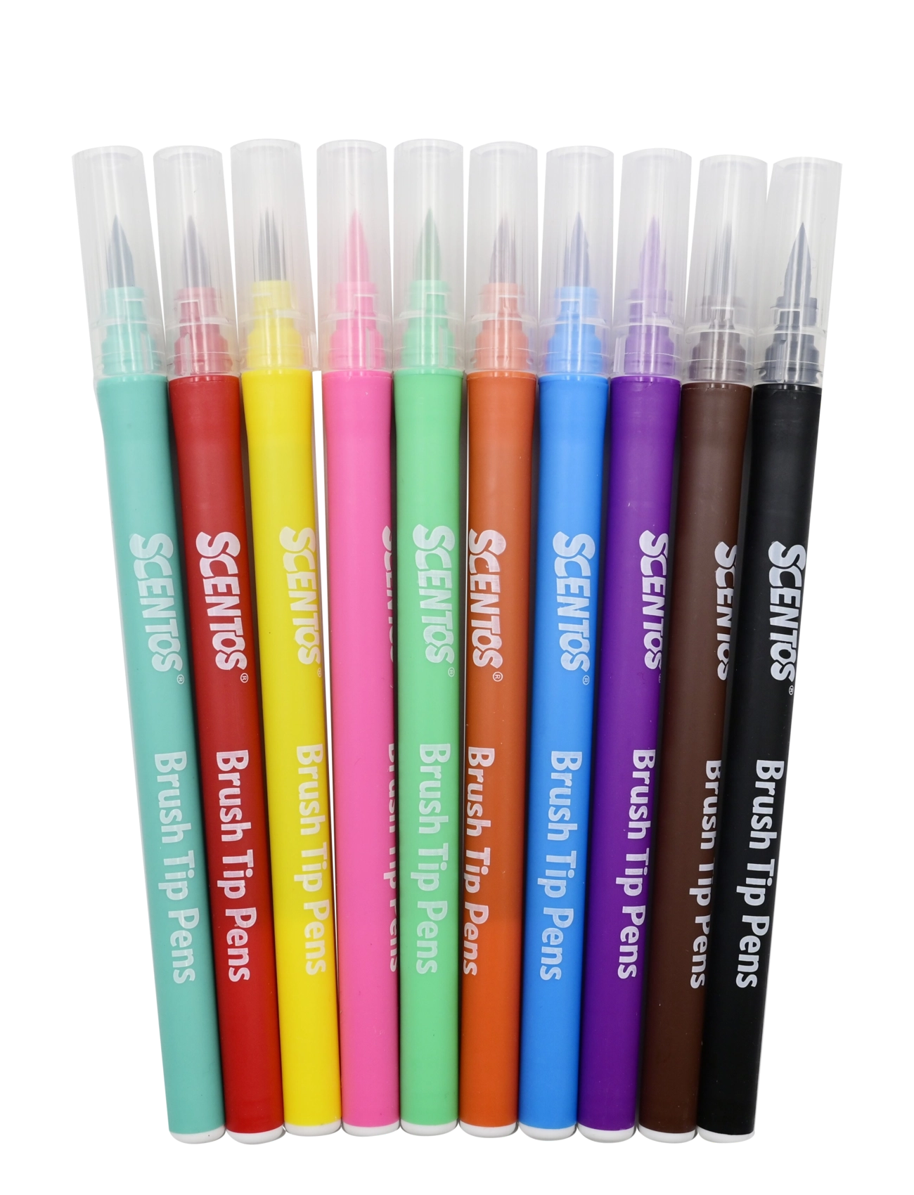 AMO - SCENTOS Brush Tip Pens 10 pcs CDU - multicolor - 1