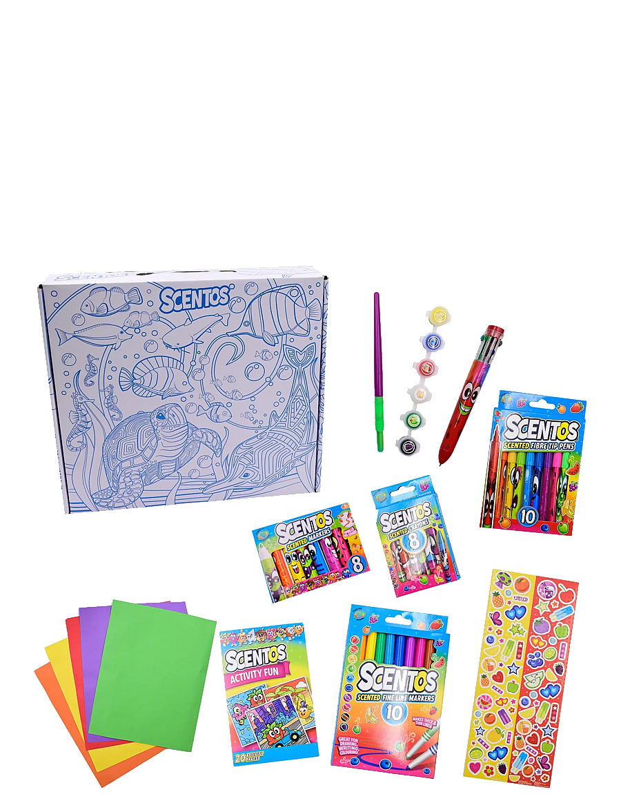 AMO - SCENTOS Mega Activity Set - målar- & pysselböcker - multicolor - 2