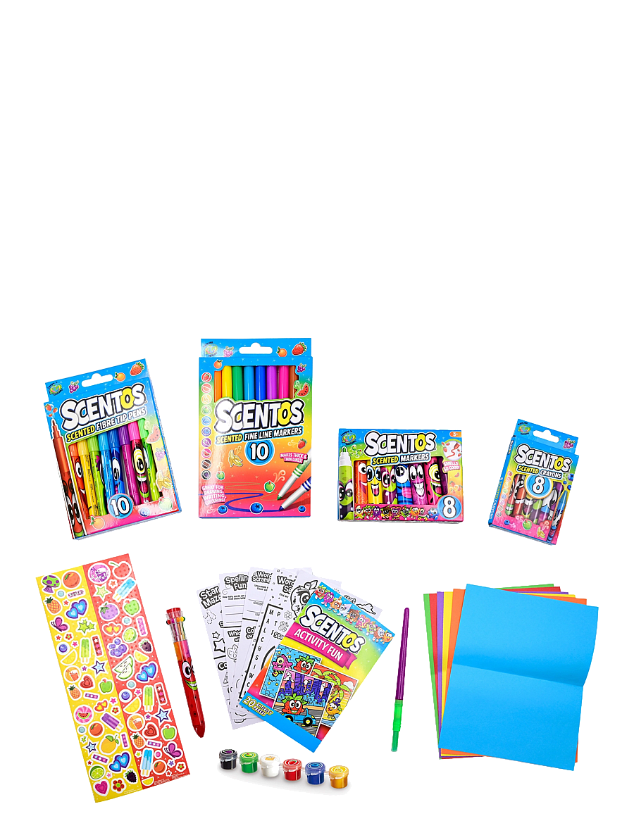 AMO - SCENTOS Mega Activity Set - målar- & pysselböcker - multicolor - 3