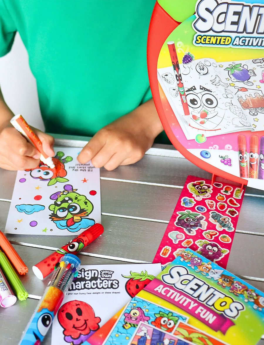AMO - SCENTOS On-the-go Activity Carry Case - målar- & pysselböcker - multicolor - 5