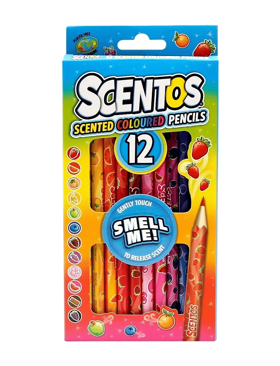AMO - SCENTOS Colouring Pencils 12 pcs CDU - pennor - multicolor - 3