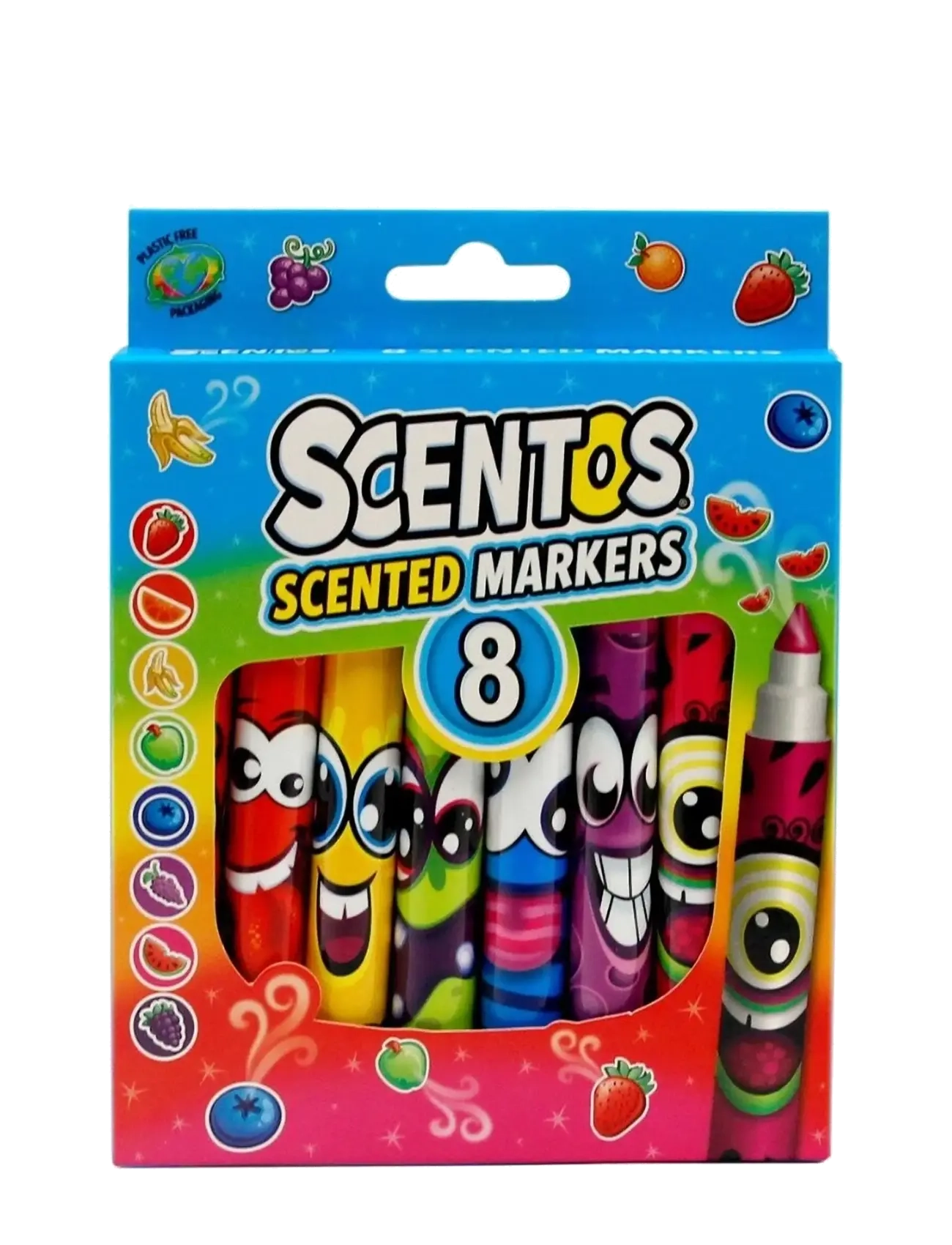 AMO SCENTOS Markers 8 pcs CDU - Under 100 kr - MULTICOLOR / multi