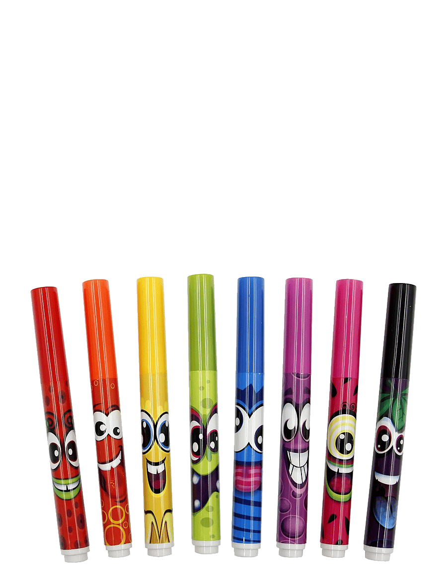 AMO - SCENTOS Markers 8 pcs CDU - skrivset - multicolor - 1