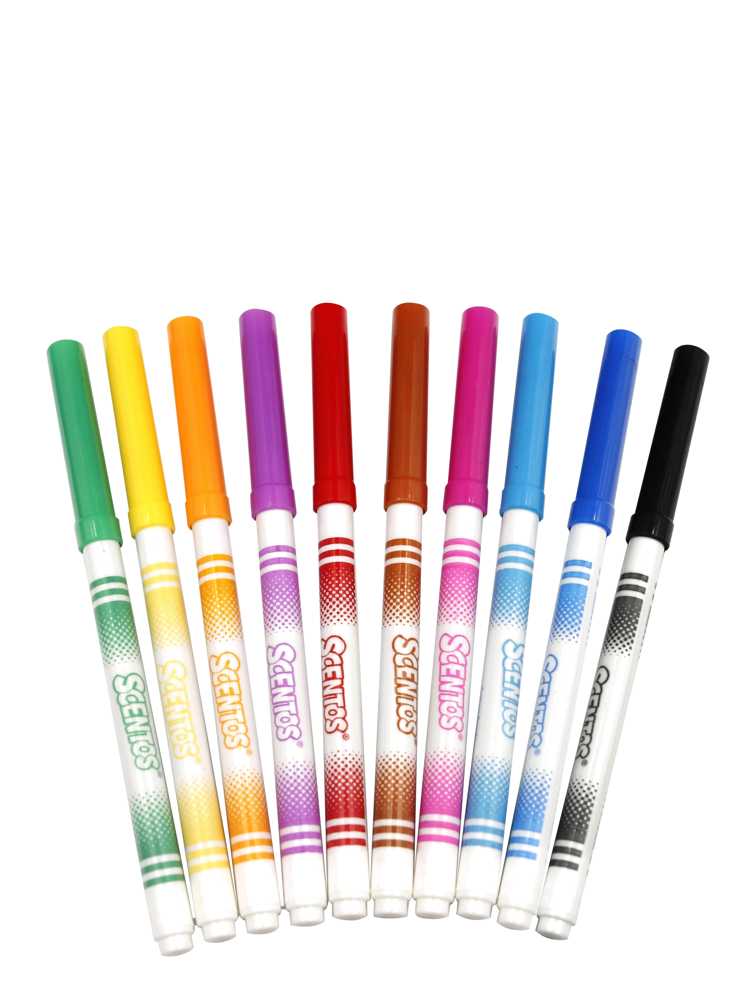 AMO - SCENTOS Fine Line Markers Bold 10 pcs CDU - multicolor - 1