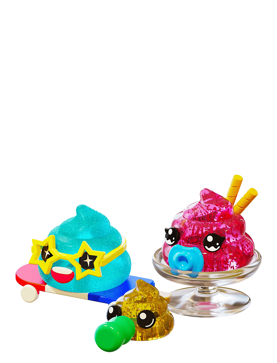 AMO - SquishyVerse Snackipoos S1 Family Pack - pysselset - multicolor - 1