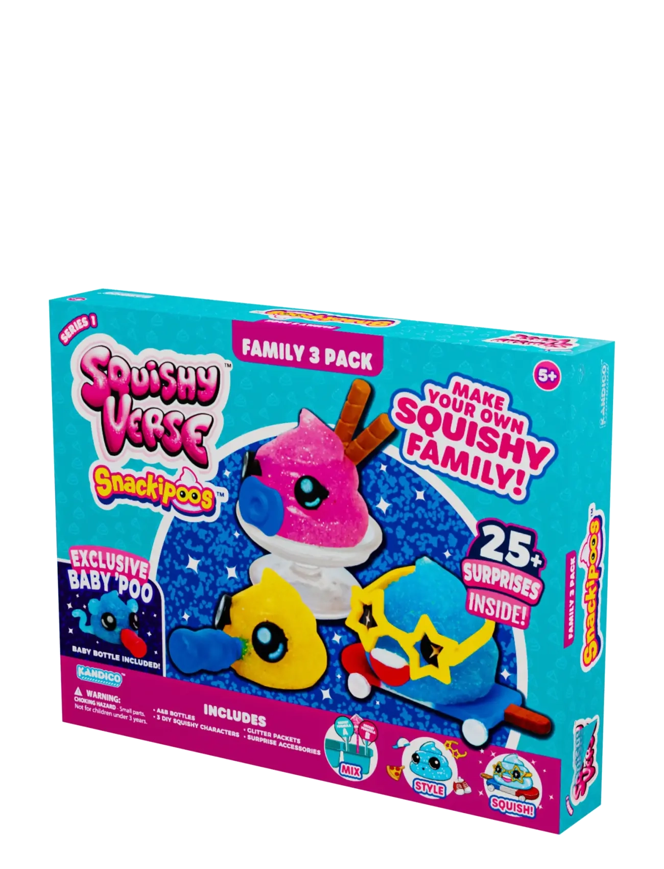 AMO - SquishyVerse Snackipoos S1 Family Pack - multicolor - 4
