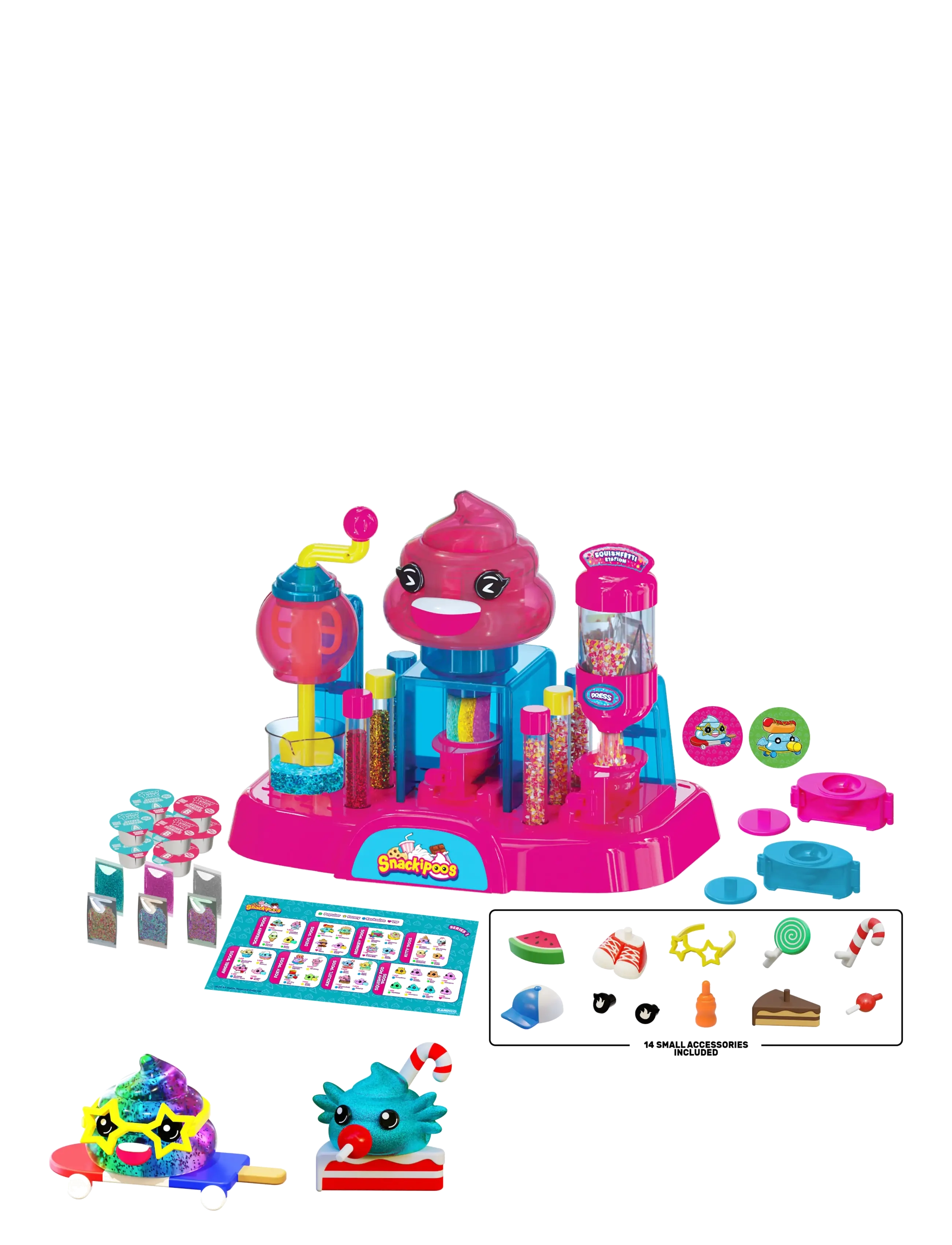 AMO Squishyverse Snackipoos S1 Squish Factory Playset, One Size, Multi/patterned, Håndværk > Håndværkssæt, Børn