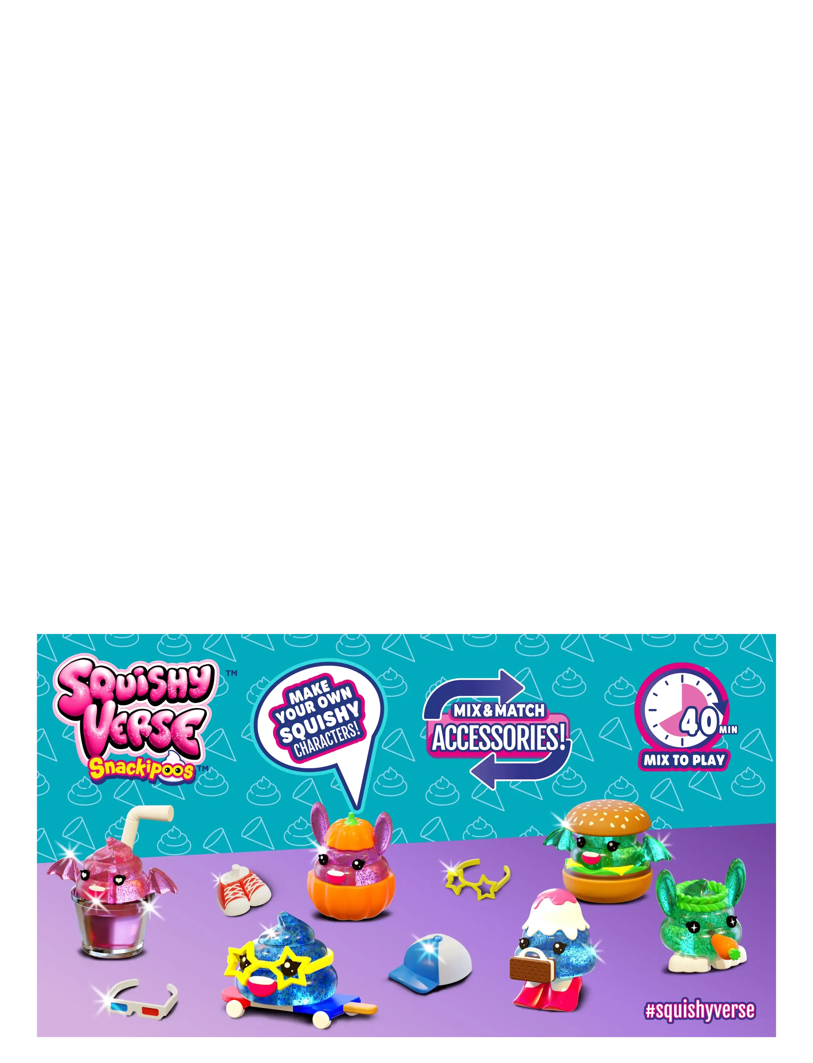 AMO - SquishyVerse Snackipoos S1 Squish Factory Playset - kreasæt - multicolor - 5