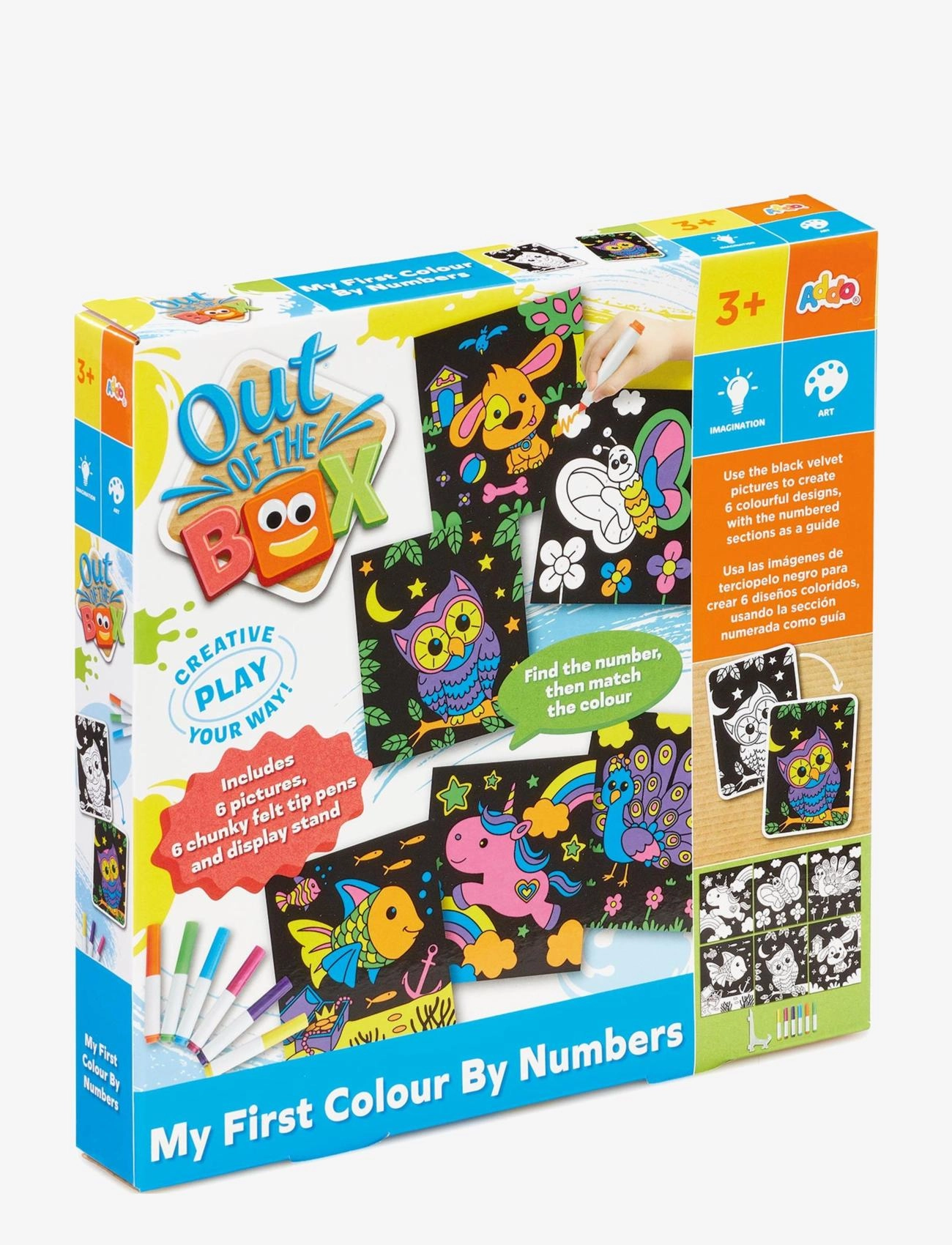 Out of the Box - OUT OF THE BOX Colour by Numbers - teikna & föndra - multi coloured - 1