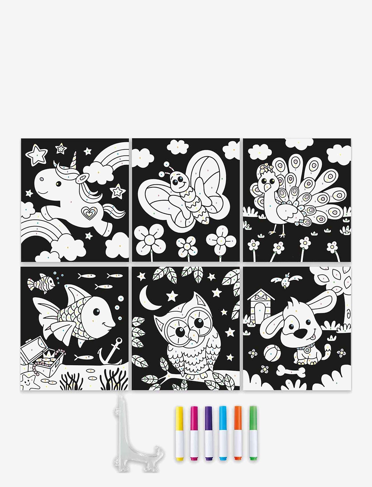 AMO - OUT OF THE BOX Colour by Numbers - male- & kreabøger - multi coloured - 2