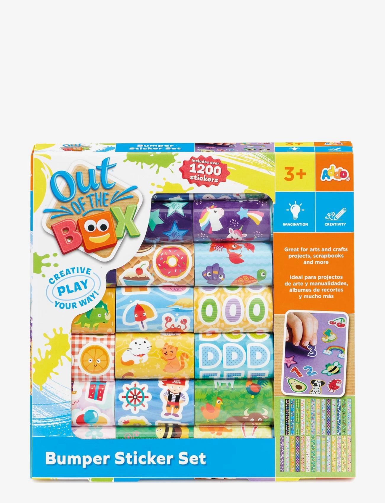 Out of the Box Bumper Sticker Set, Børn, Stickers, Multi/mønstret, Str: ONE SIZE