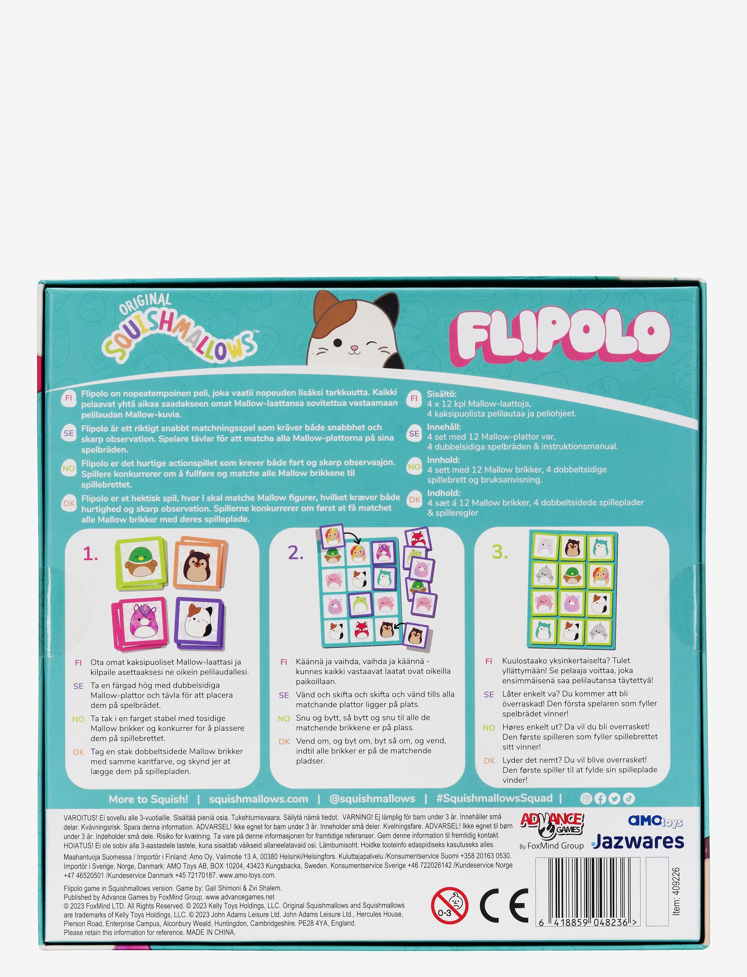 Squishmallows - GAMES Squishmallows Flipolo - memo - multicolor - 1