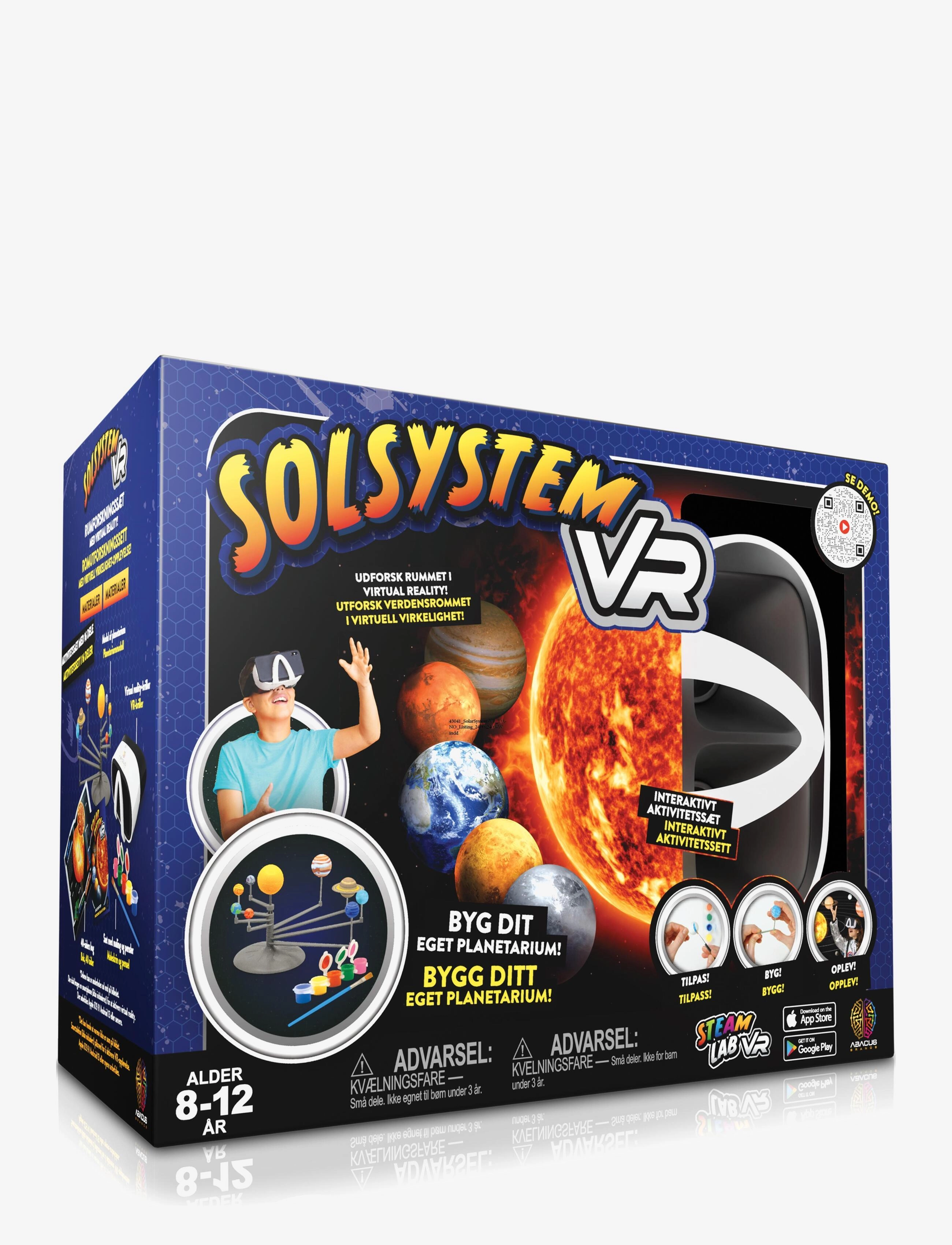 Abacus Vr Solar System (Dk/No), Børn, Experiments And Science, Multi/mønstret, Str: DANISH/NORWEGIAN