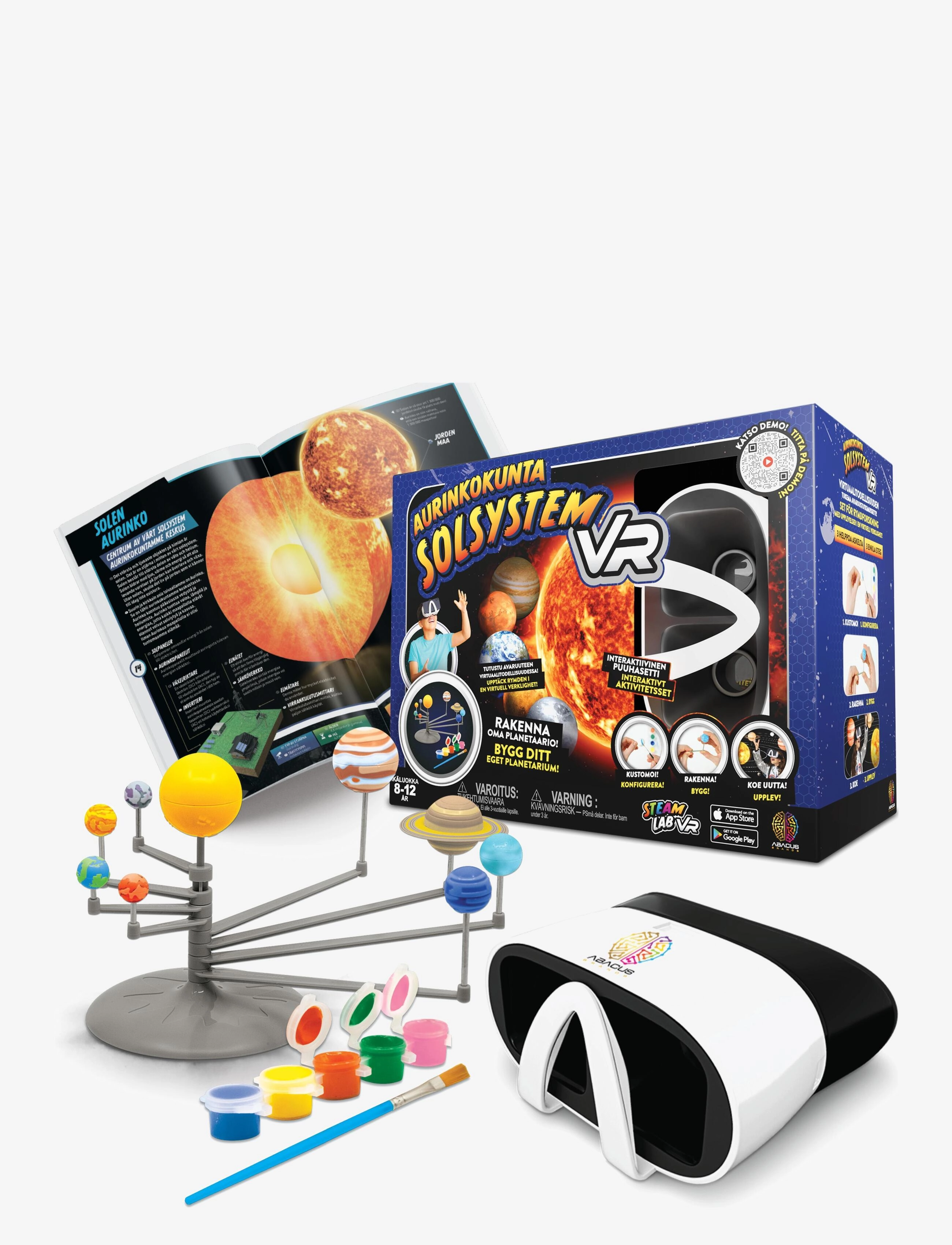 Abacus Vr Solar System (Fi/Se), Børn, Experiments And Science, Multi/mønstret, Str: FINNISH/SWEDISH