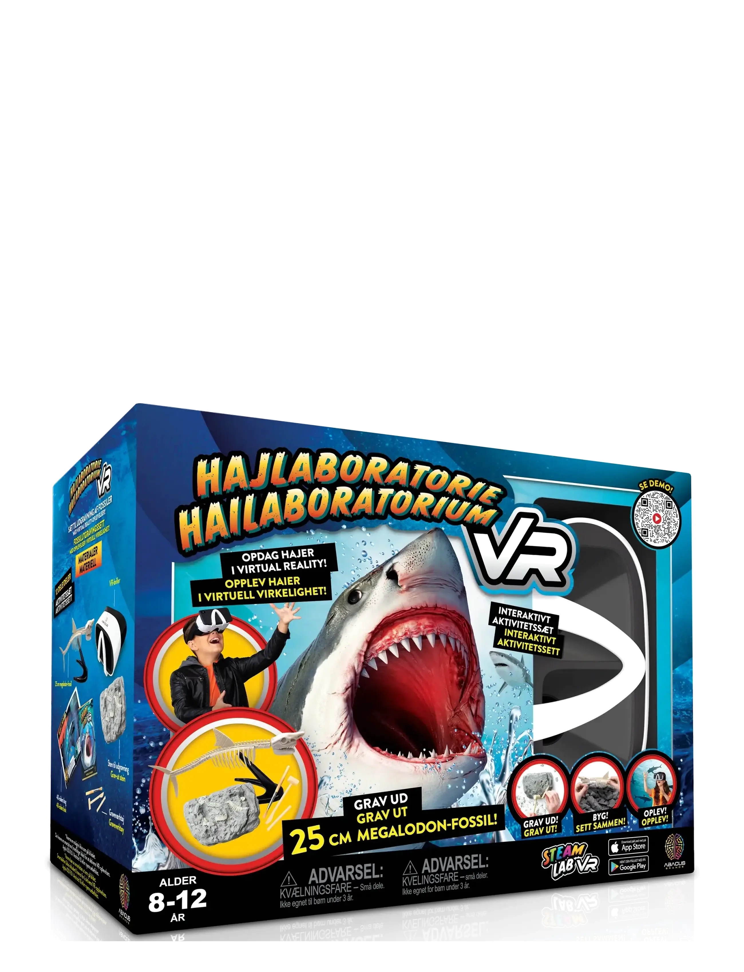 AMO Abacus Vr Steam Lab Shark Lab (No/Dk), One Size, Multi/patterned, Legetøj > Experiments And Science, Børn