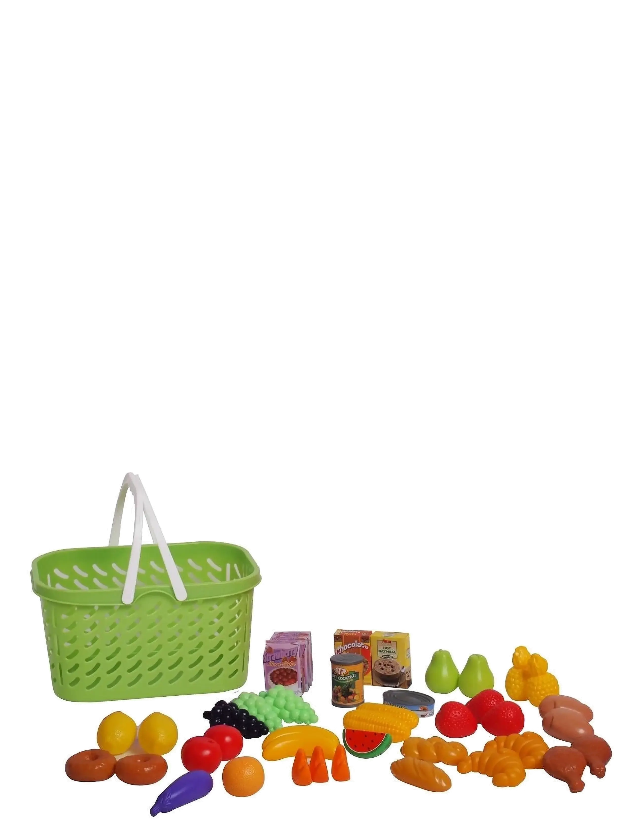 AMO Junior Home Shopping Basket 40 Pcs, One Size, Multi/patterned, Rollespil > Markedsboder Og Tilbehør Til Legetøj, Børn