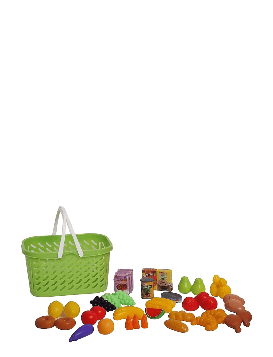 AMO - JUNIOR HOME Shopping Basket 40 pcs - legetøjskøbmandsboder - multicolor - 0