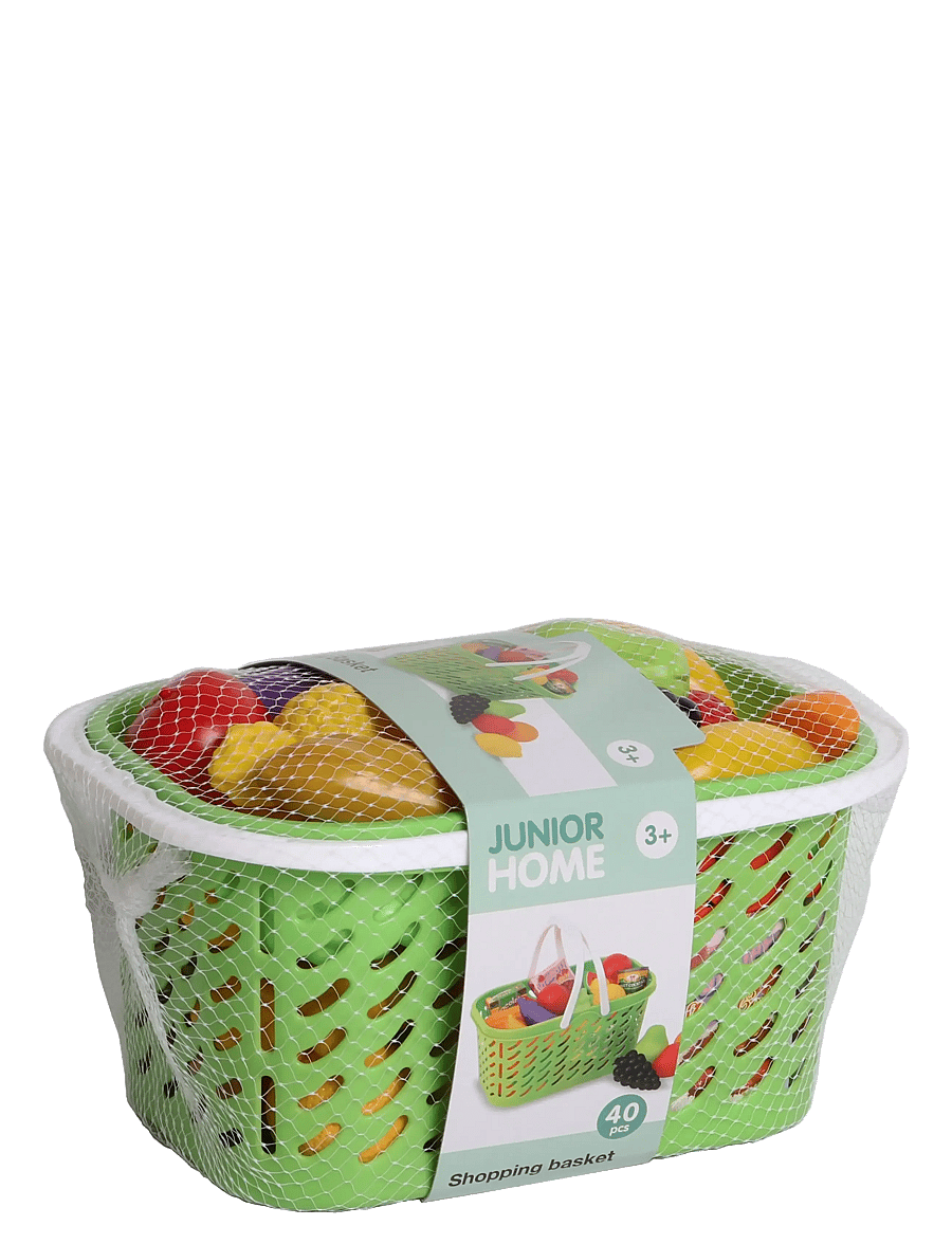 AMO - JUNIOR HOME Shopping Basket 40 pcs - legetøjskøbmandsboder - multicolor - 2