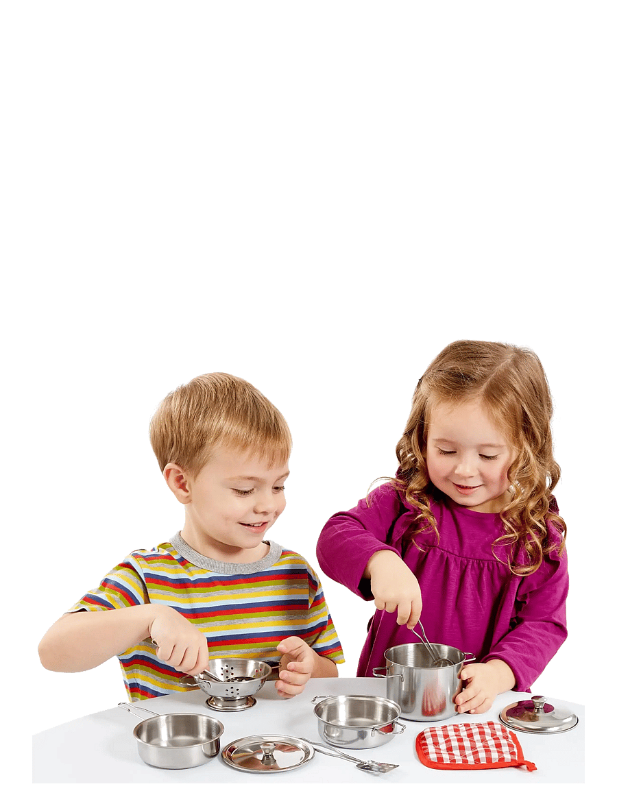 AMO - JUNIOR HOME My Pots & Pans playset - tilbehør til legekøkkener - multicolor - 1
