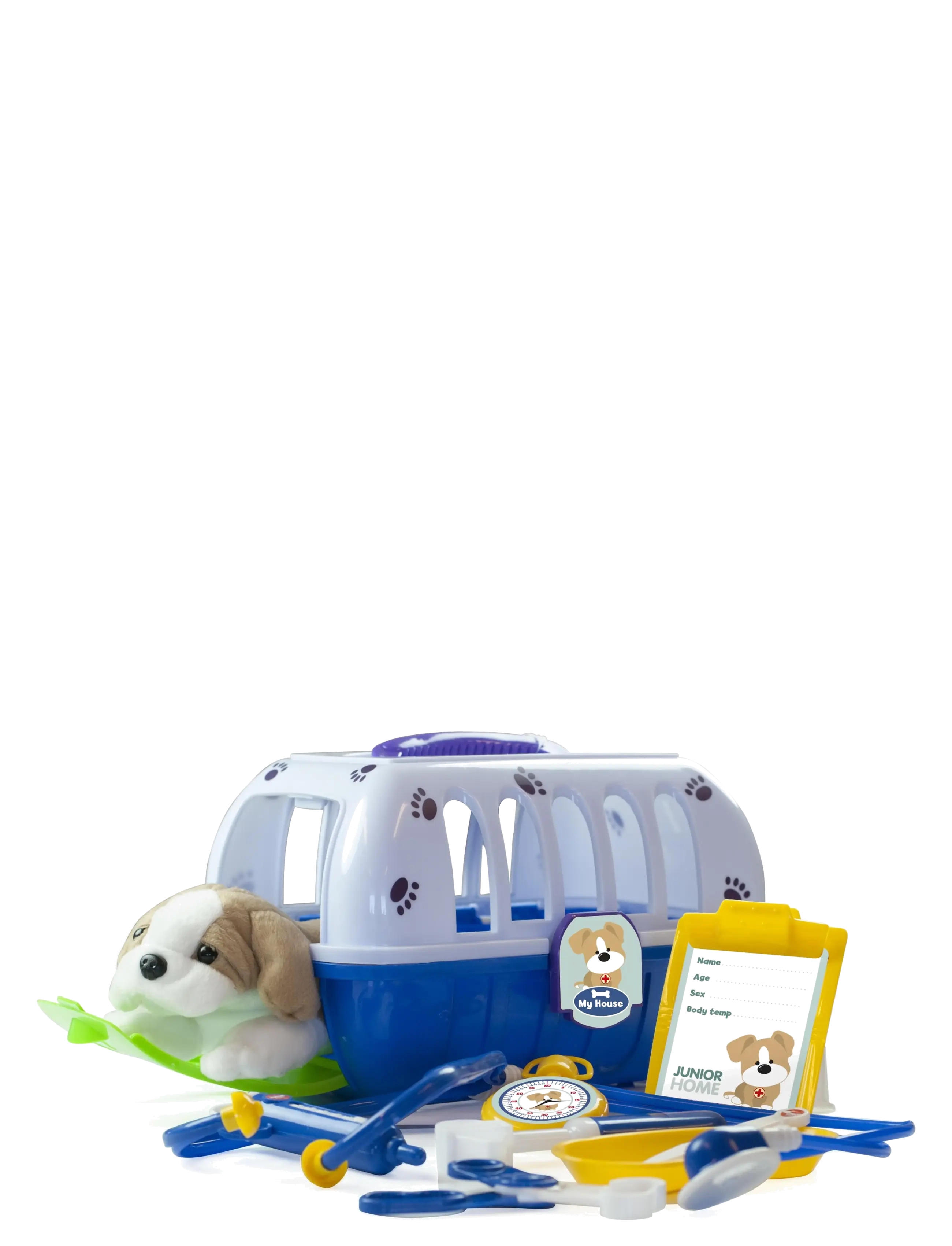 AMO Junior Home Pet Vet Play Set, Børn, Kids Doctor Kit, Multi/mønstret, Str: ONE SIZE