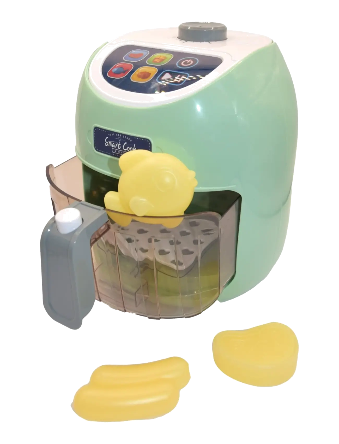 AMO Junior Home Air Fryer Play Set L&S, Toy Kitchen Tilbehør, Grøn, Str: ONE SIZE
