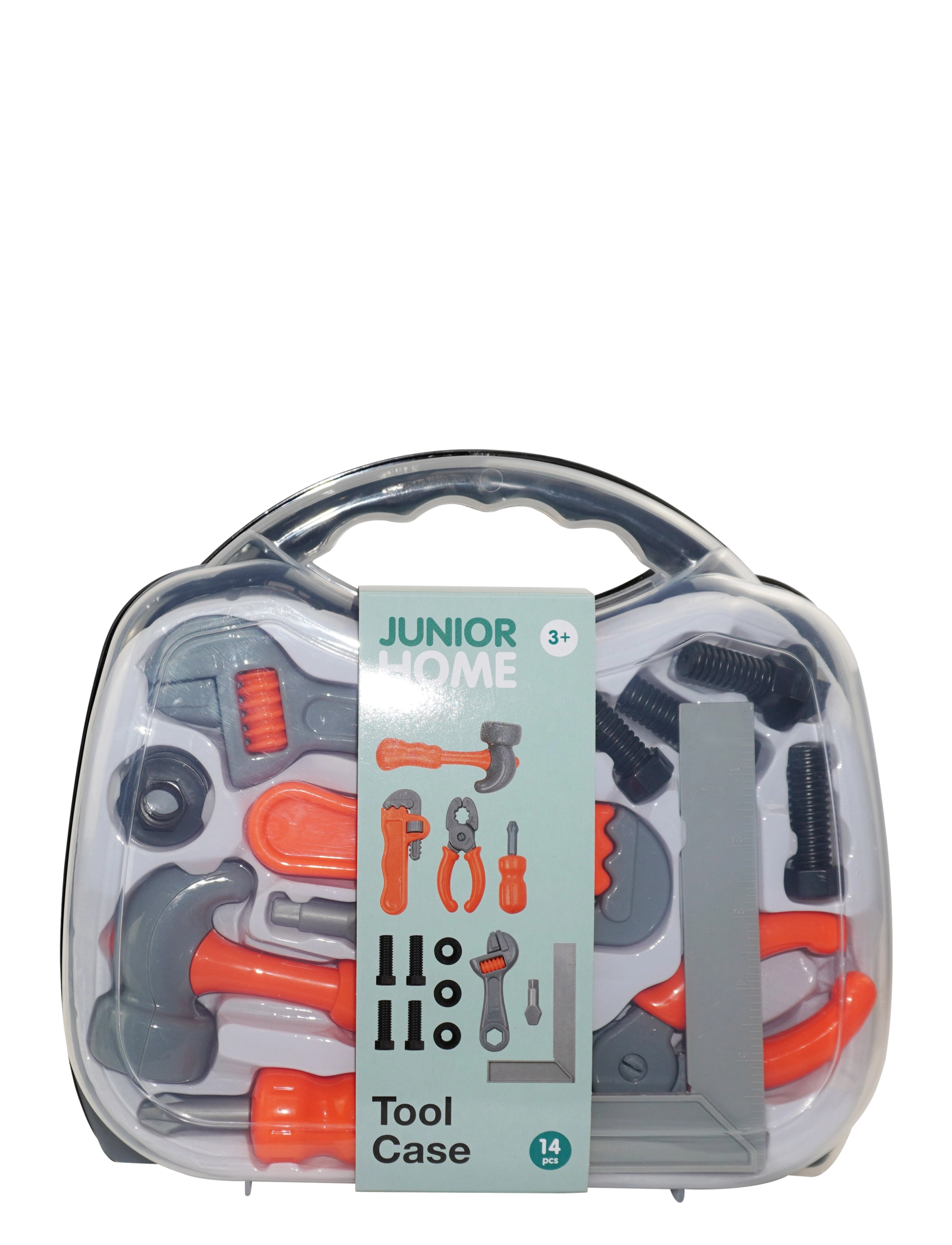 AMO Junior Home Tool Case 14 Pcs, Toy Tools, Multi/mønstret, Str: ONE SIZE