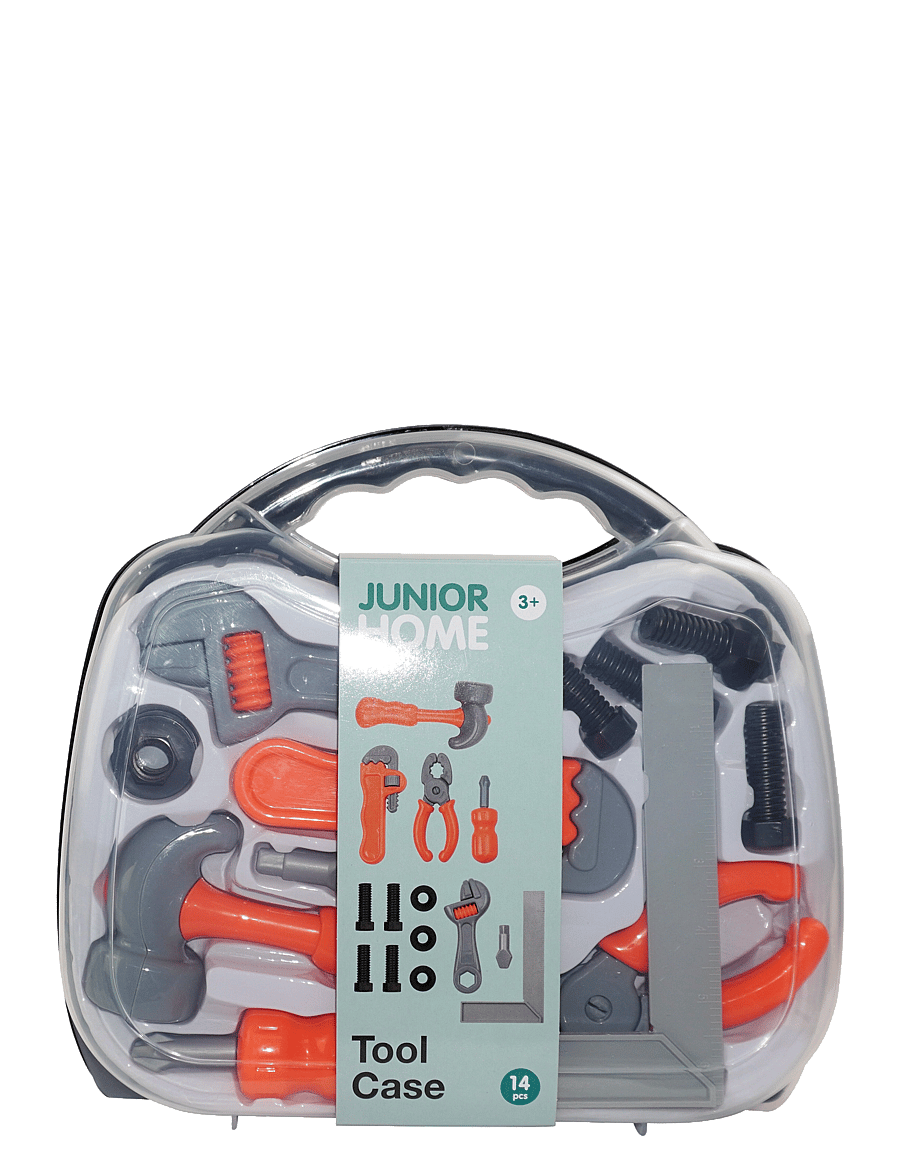 AMO - JUNIOR HOME Tool Case 14 pcs - legetøjsværktøj - multicolor - 0