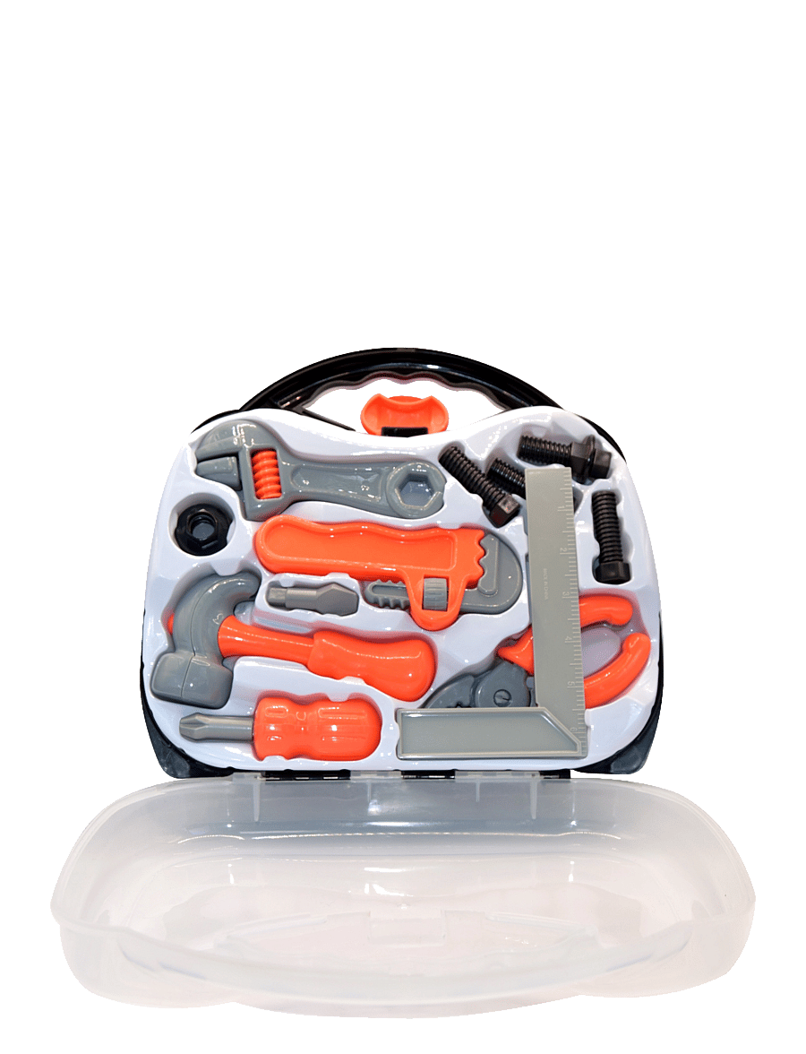 AMO - JUNIOR HOME Tool Case 14 pcs - legetøjsværktøj - multicolor - 1