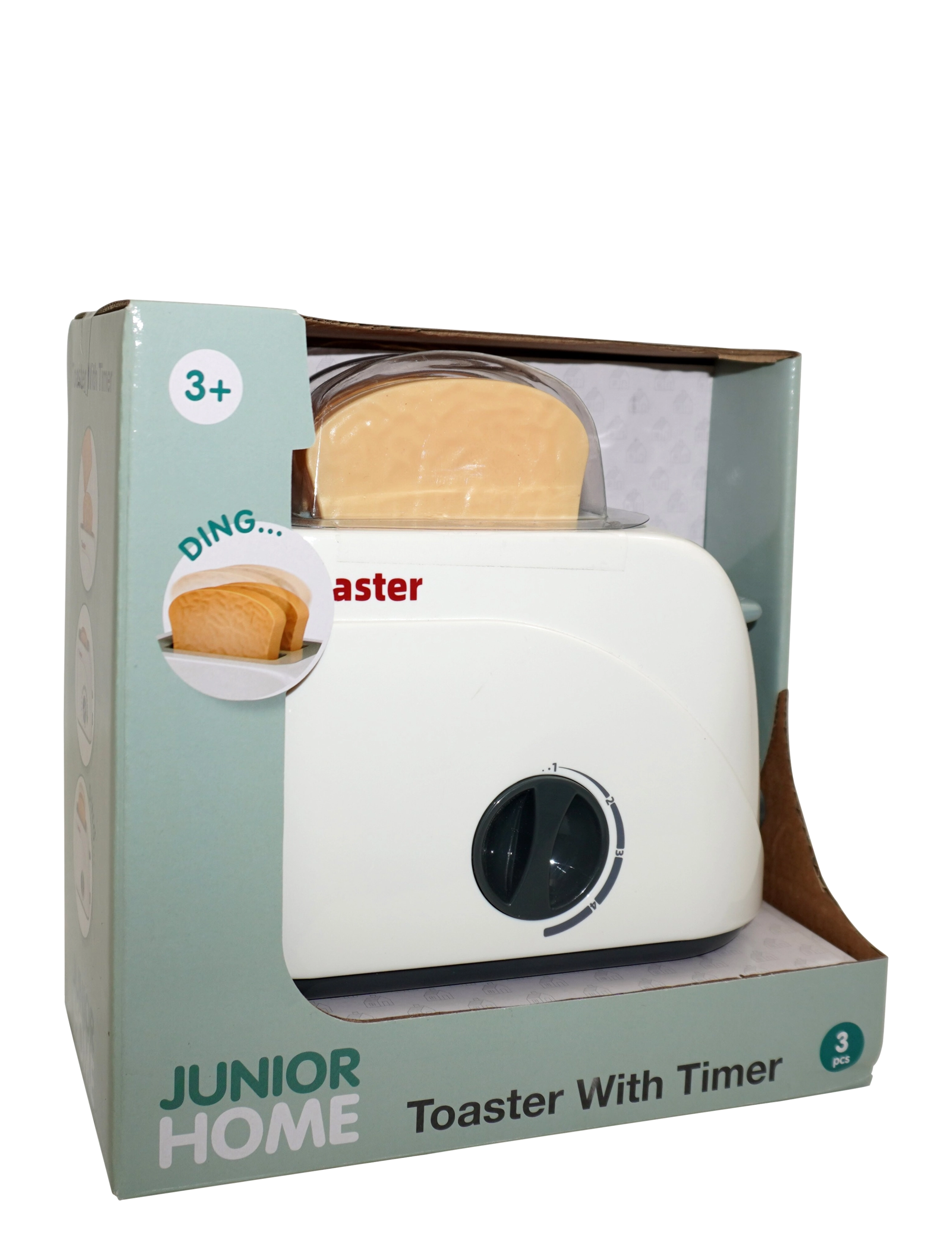 AMO - JUNIOR HOME Toaster With Timer - tillbehör till leksakskök - multicolor - 1
