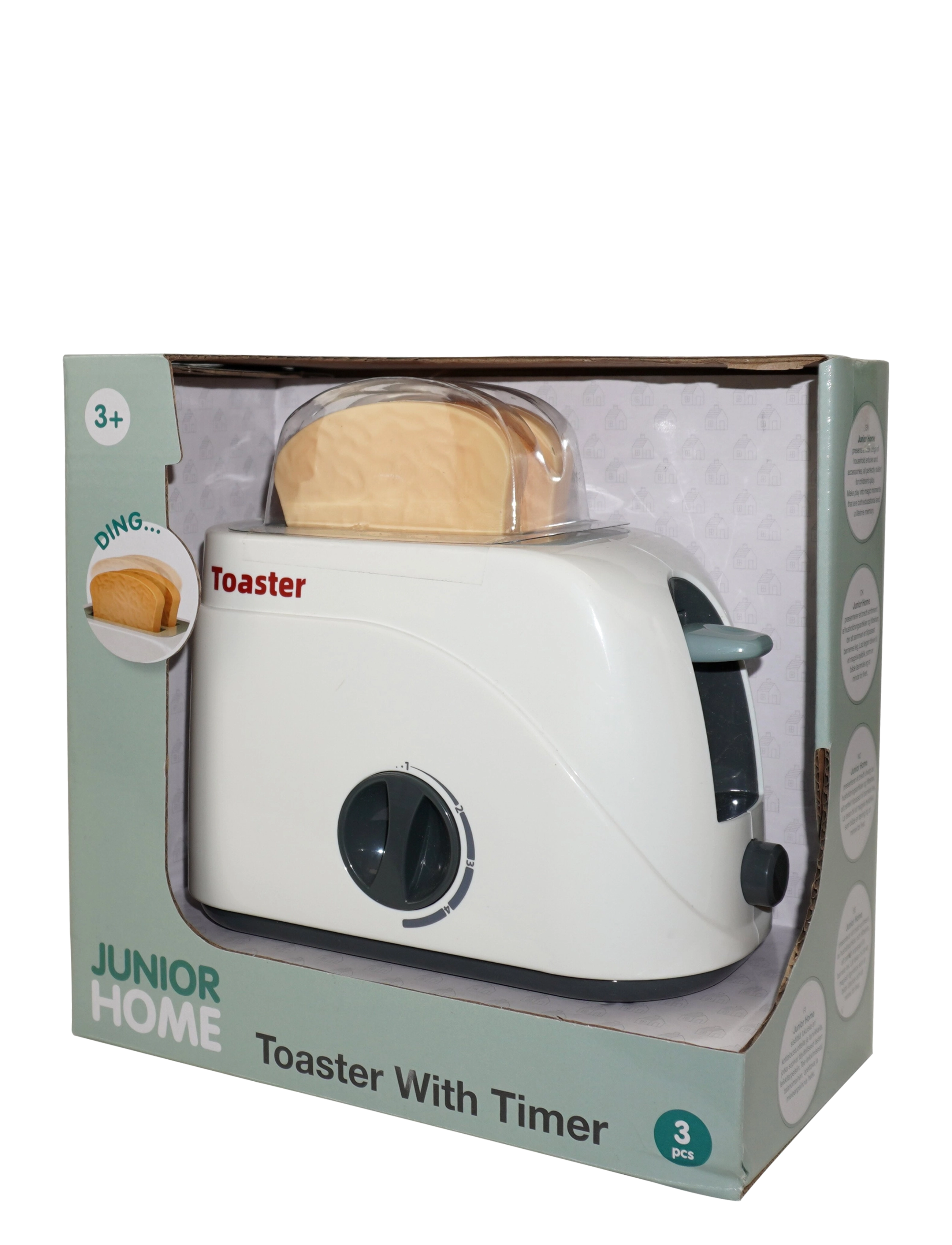 AMO - JUNIOR HOME Toaster With Timer - tillbehör till leksakskök - multicolor - 2