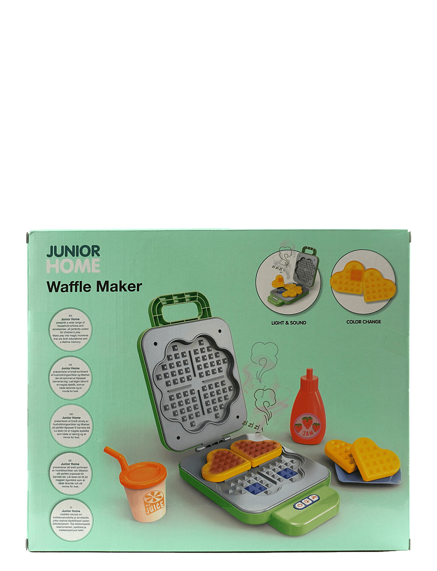 AMO - JUNIOR HOME Waffle Maker Play Set L&S - leksaksmat & leksakstårtor - multicolor - 5