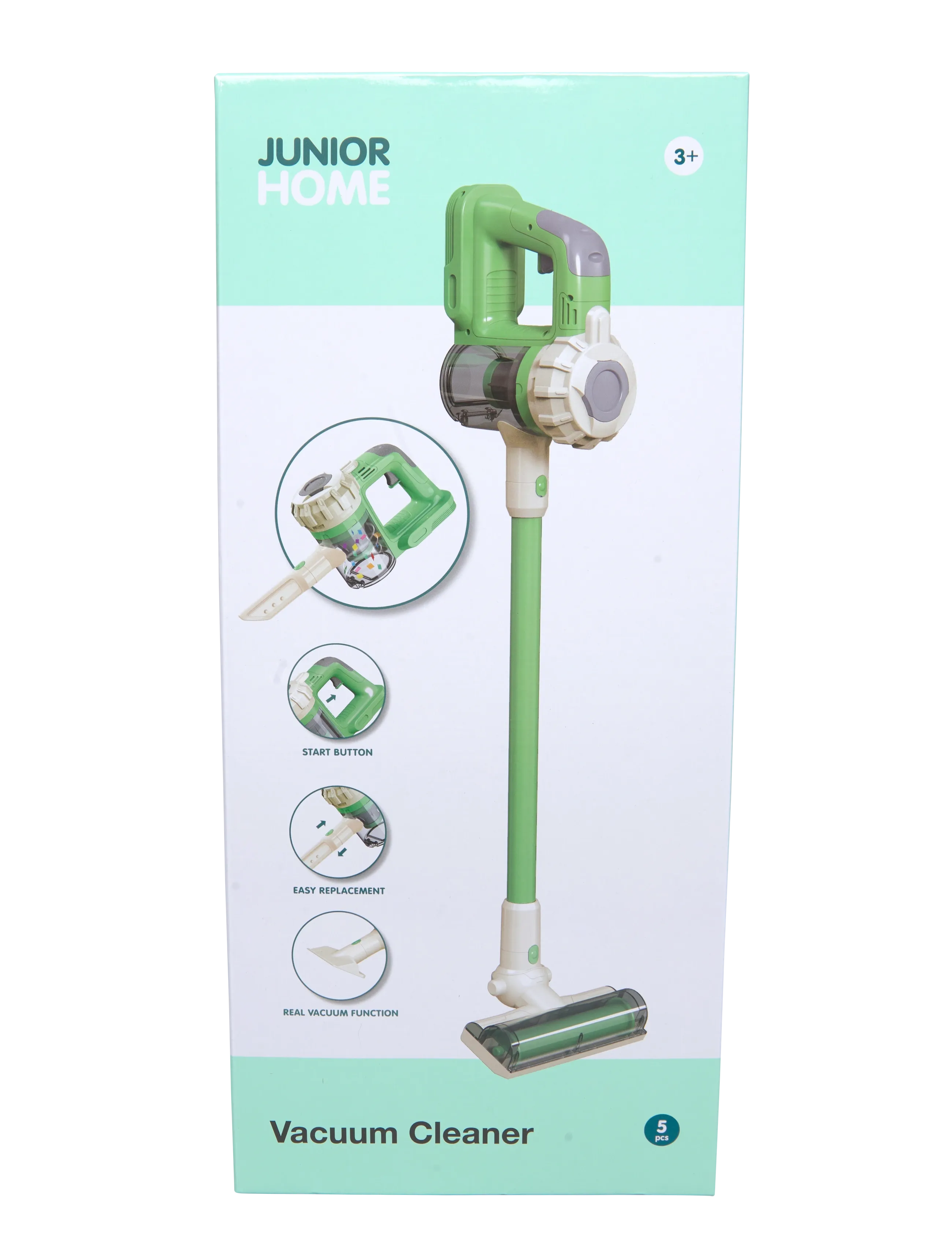 AMO JUNIOR HOME Vacuum Cleaner B/O - Nyheter - MULTICOLOR / green