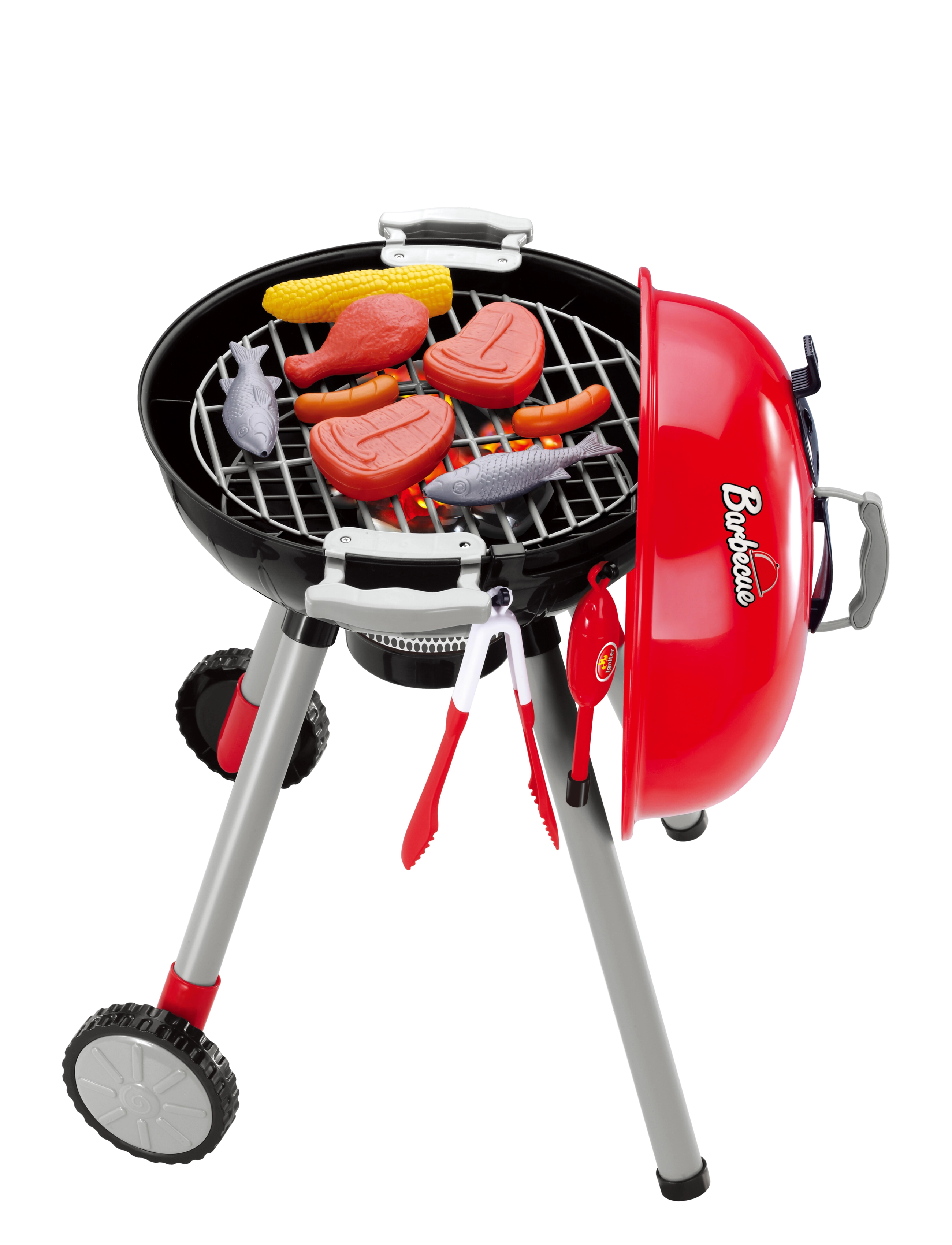 AMO Junior Home Barbecue Play Set L&S, Børn, Toy Kitchens, Rød, Str: ONE SIZE