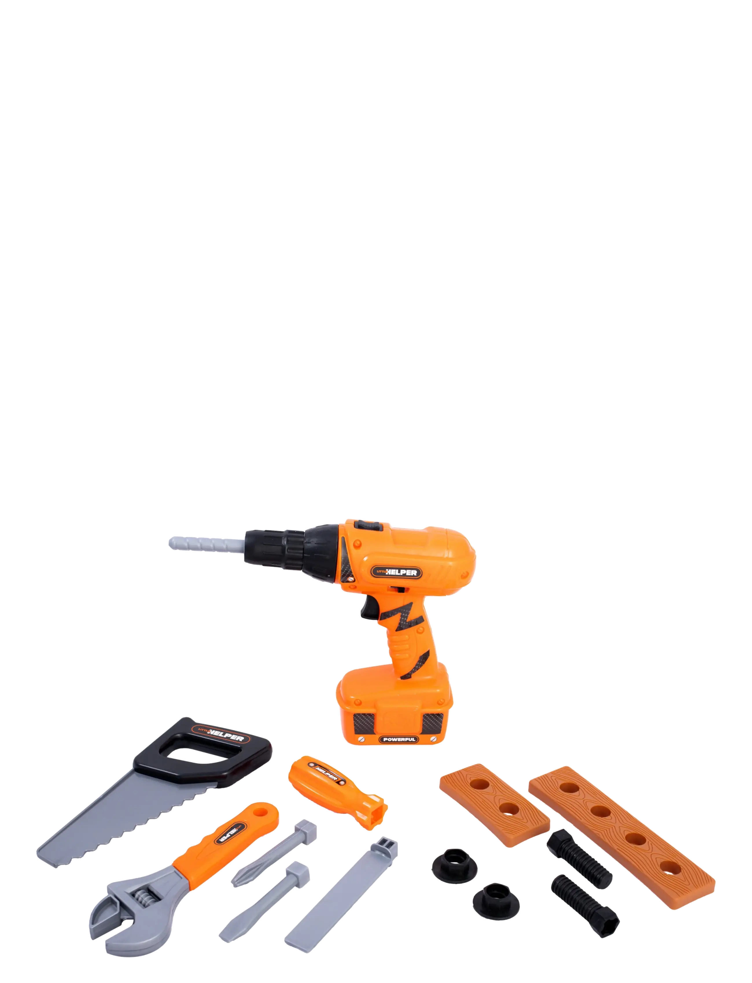 AMO Junior Home Tool Set With Drill, One Size, Multi/patterned, Soft Legetøj > Stuffed Legetøj, Børn